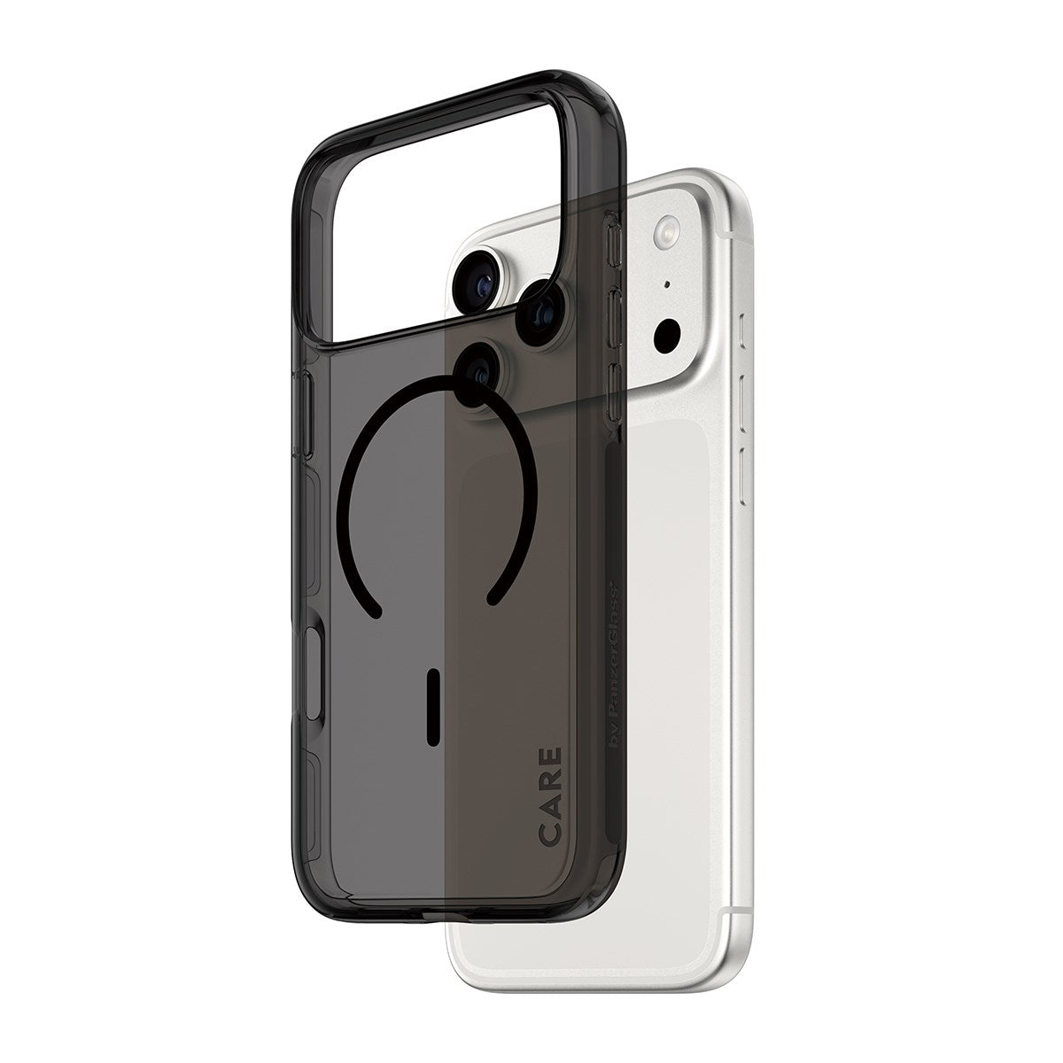 CARE™ by PanzerGlass® Urban Explorer Case Smokey m. Sort MagSafe iPhone 17 Pro Max