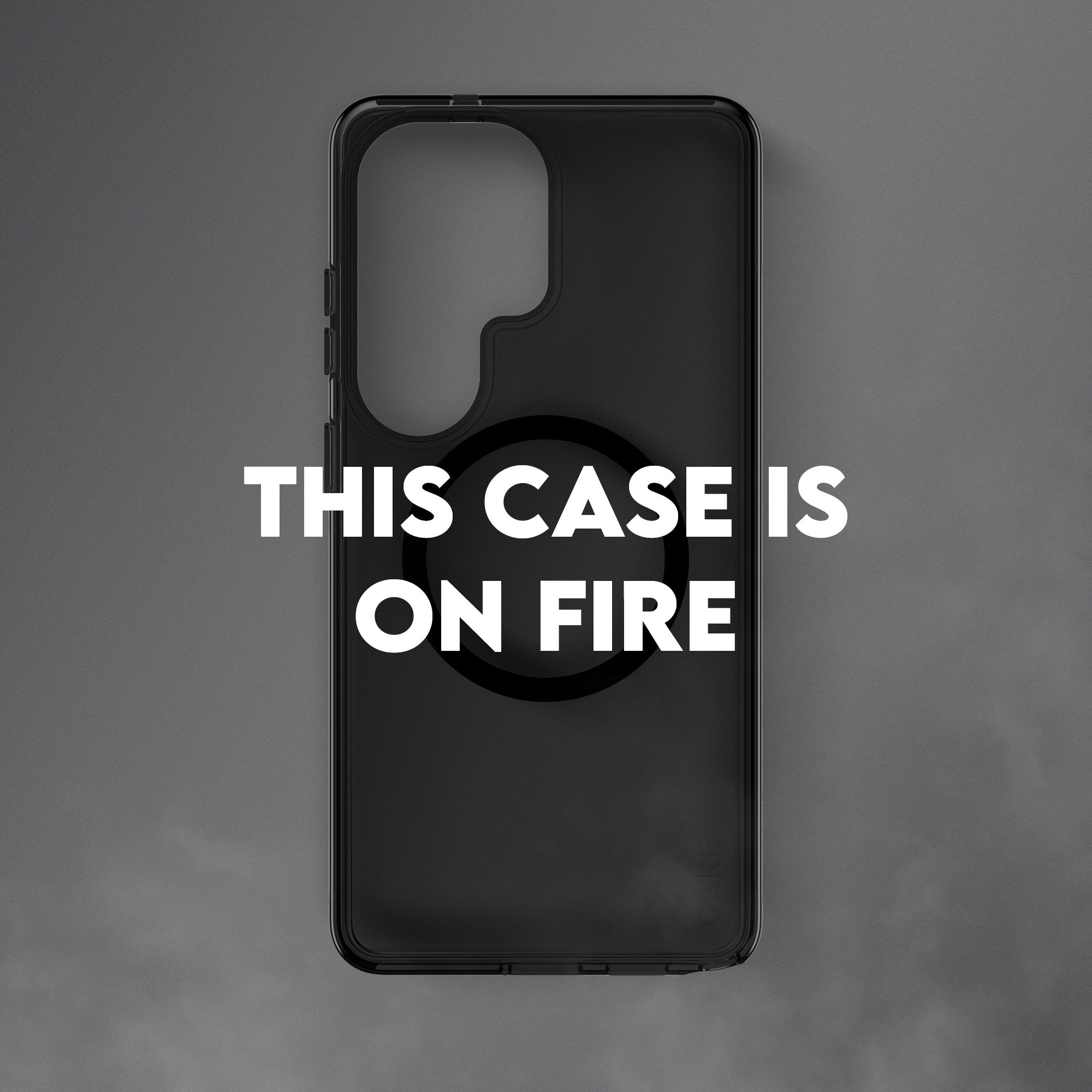 CARE™ by PanzerGlass® Smokey Case m. Sort Qi Samsung Galaxy S26 Ultra