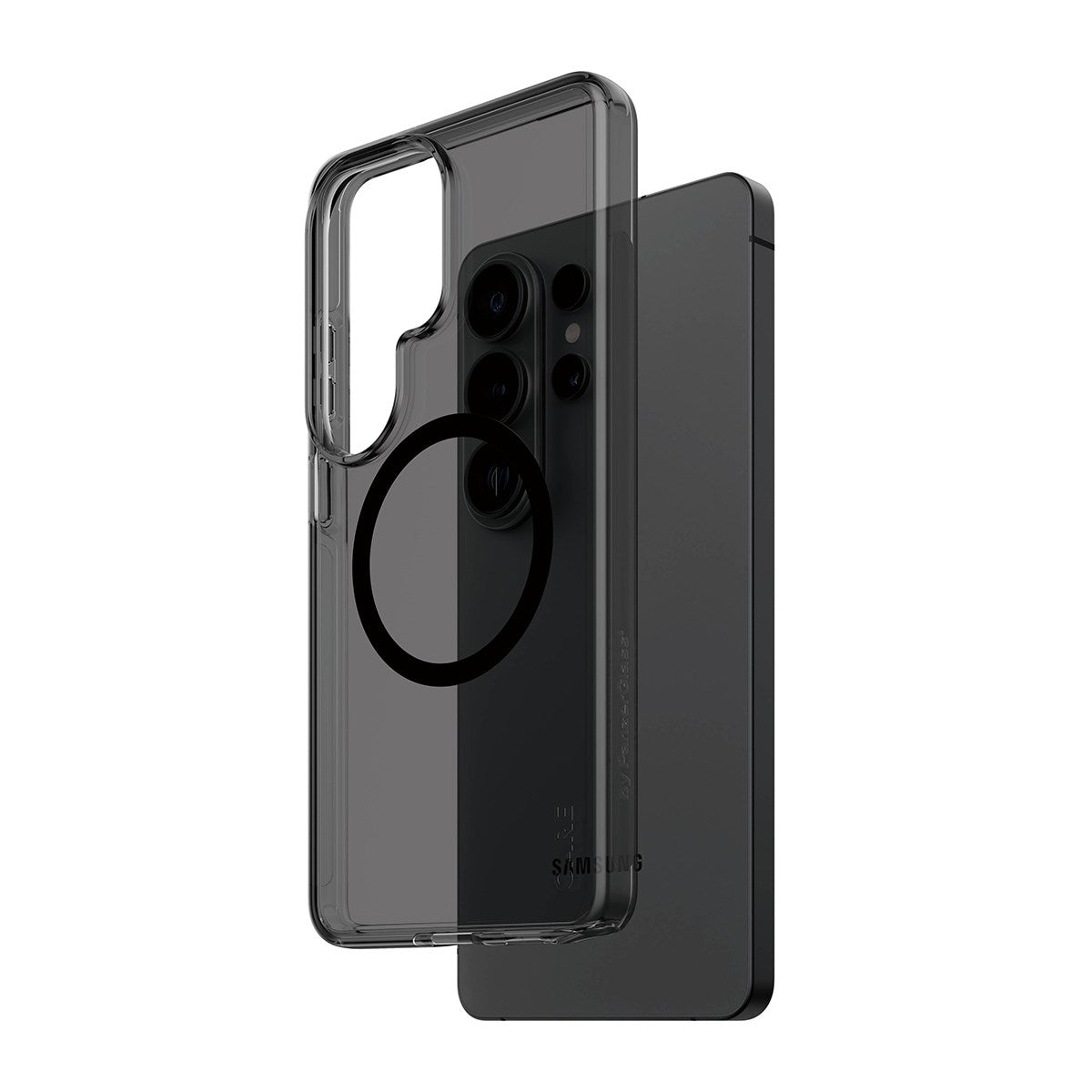CARE™ by PanzerGlass® Smokey Case m. Sort Qi Samsung Galaxy S26 Ultra