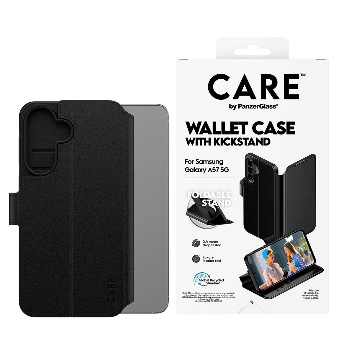 CARE™ by PanzerGlass® Wallet Case m. Kickstand Samsung Galaxy A57 5G