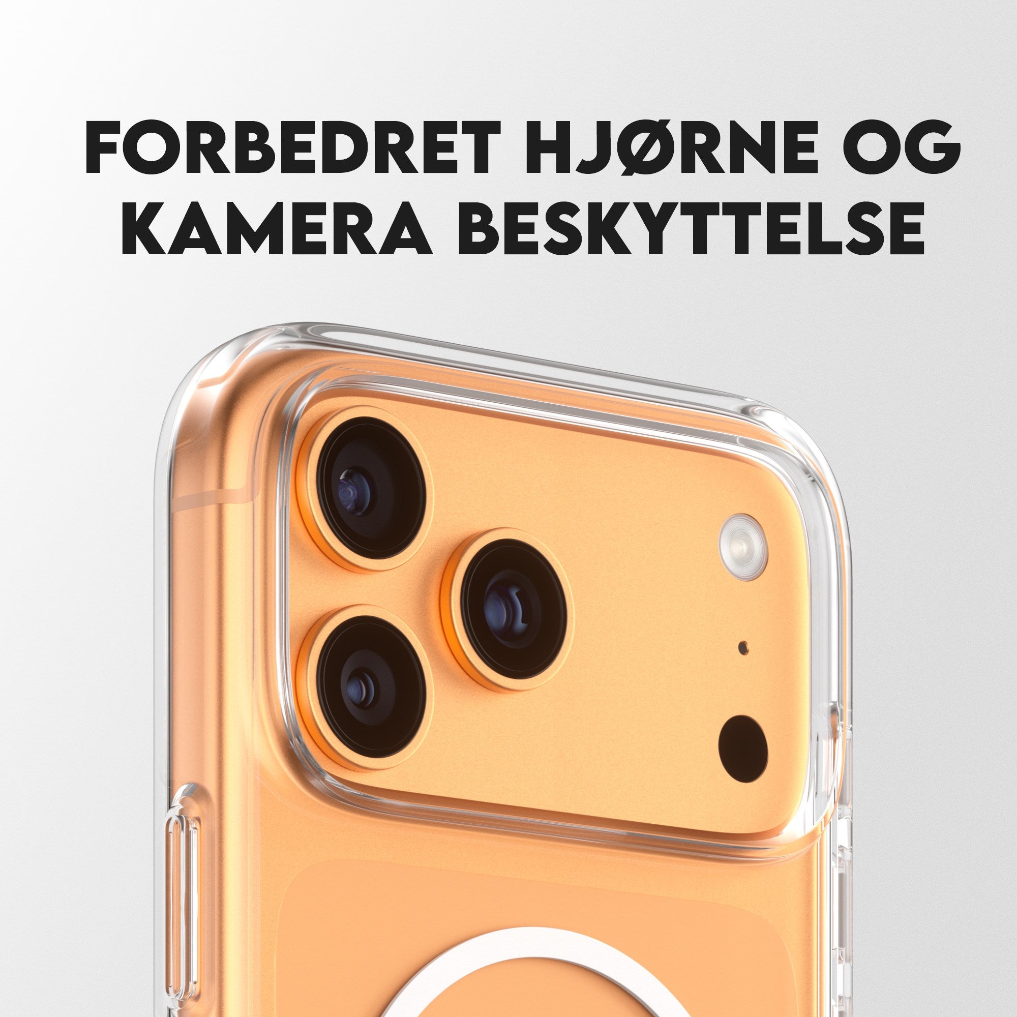 CARE™ by PanzerGlass® Case Transparent m. Kickstand & MagSafe iPhone 17 Pro Max