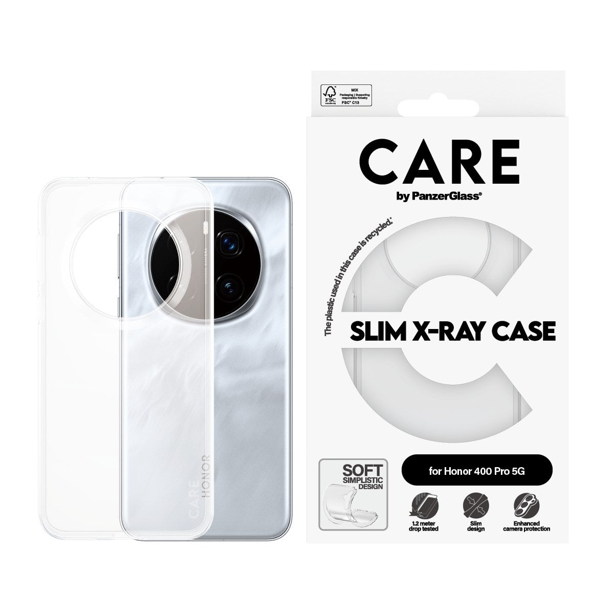 CARE™ by PanzerGlass® X-Ray Case Honor 400 Pro 5G