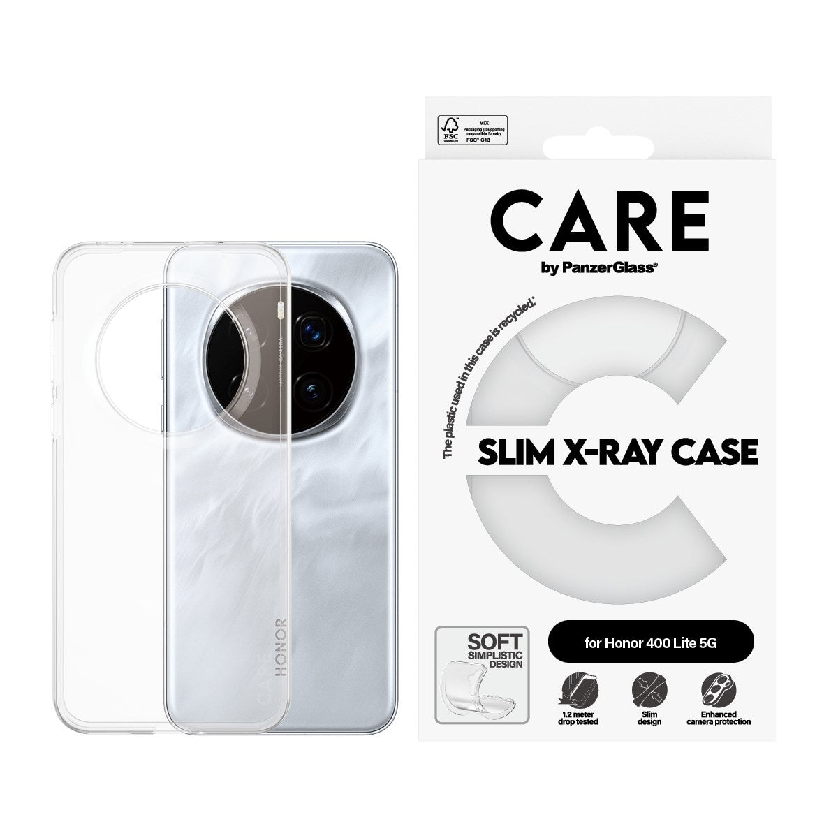 CARE™ by PanzerGlass® X-Ray Case Honor 400 Lite 5G