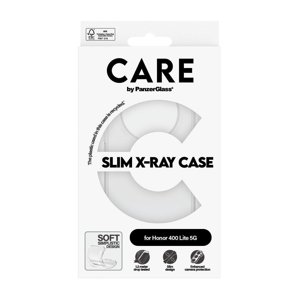 CARE™ by PanzerGlass® X-Ray Case Honor 400 Lite 5G
