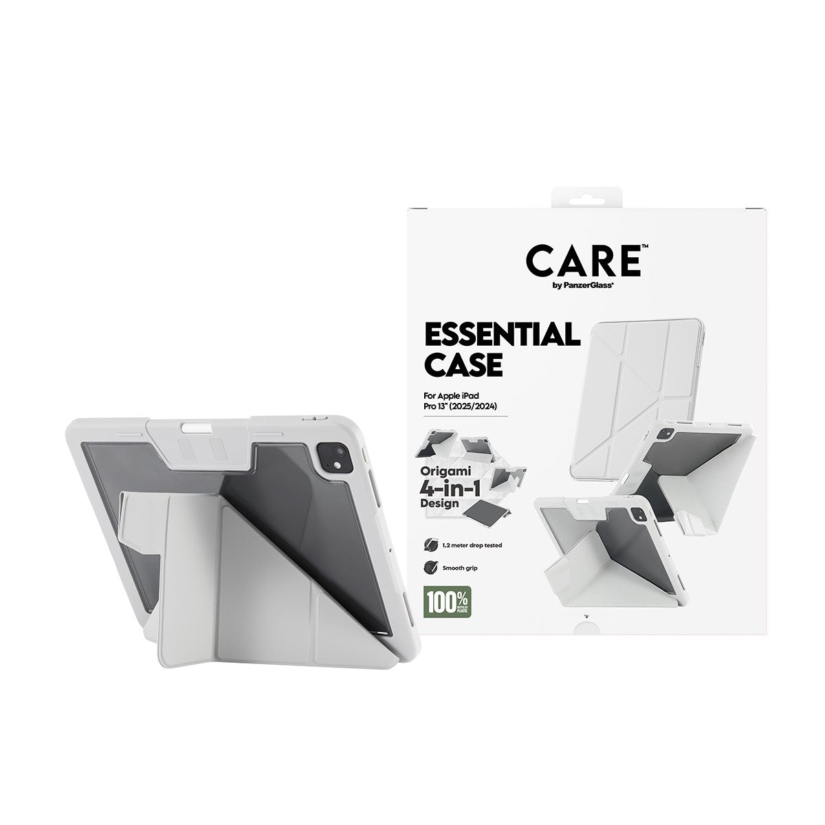 CARE by PanzerGlass® Essential Case Grey iPad Pro 13