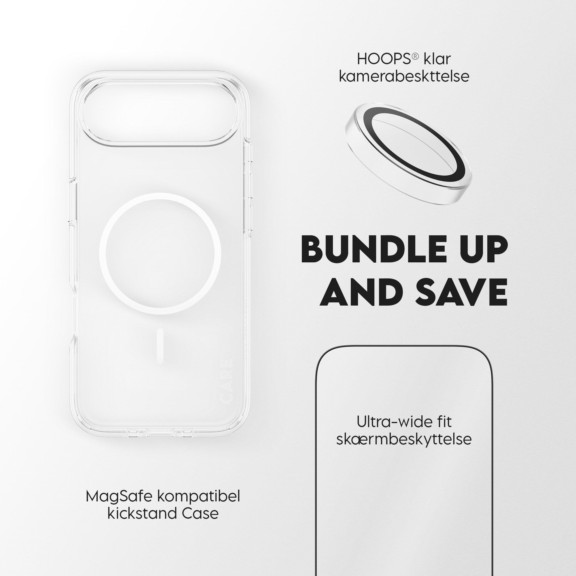 PanzerGlass® | CARE™ by PanzerGlass® 3-in-1 Pakke iPhone Air