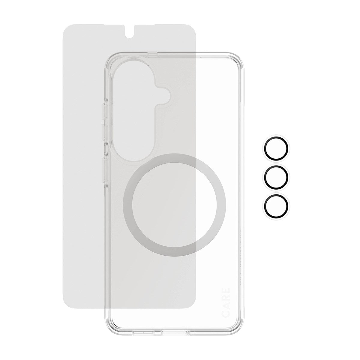 PanzerGlass® | CARE™ by PanzerGlass® Privacy 3-in-1 Pakke Samsung Galaxy S26