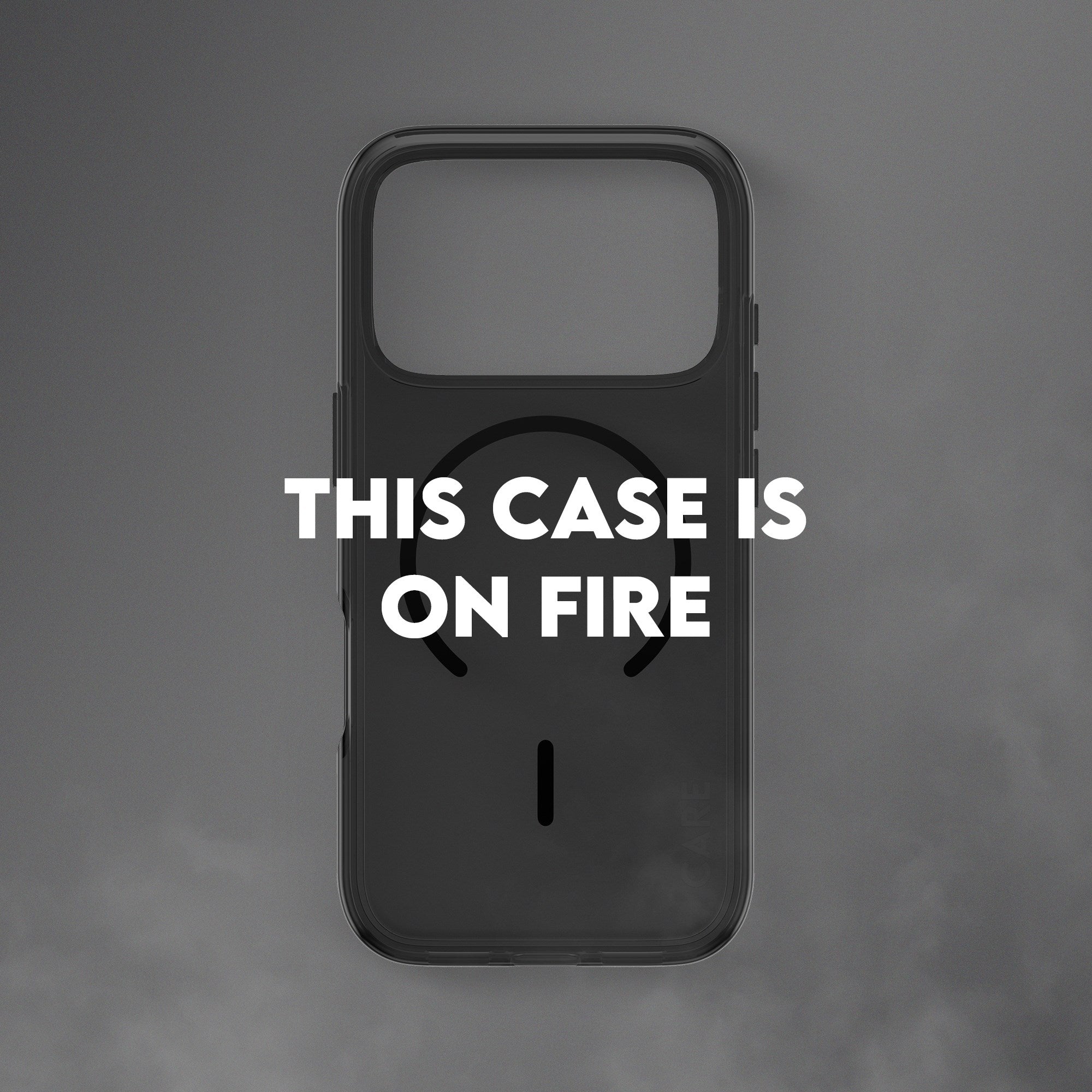 CARE™ by PanzerGlass® Smokey Case m. Sort MagSafe iPhone 17 Pro