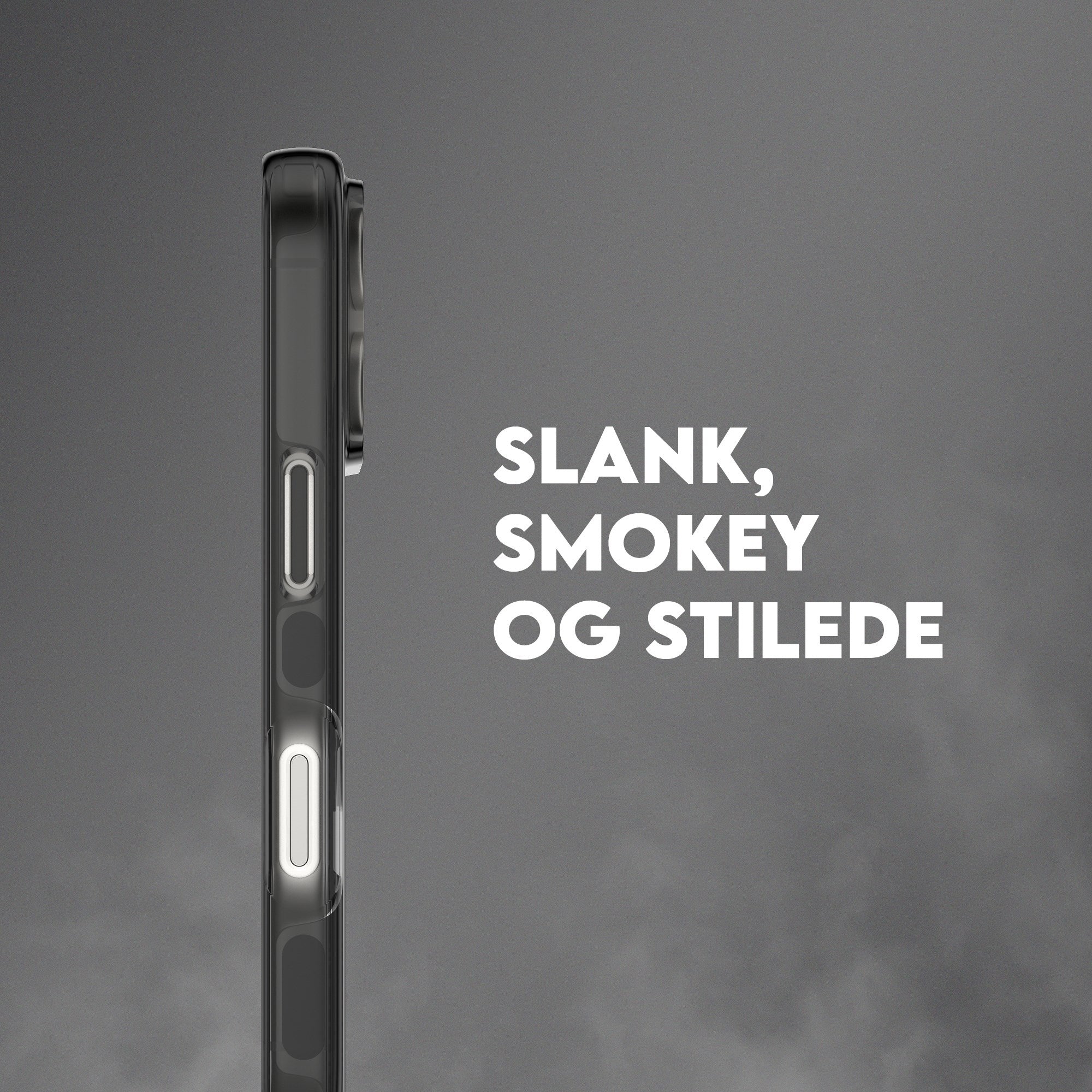 CARE™ by PanzerGlass® Smokey Case m. Sort MagSafe iPhone 17 Pro