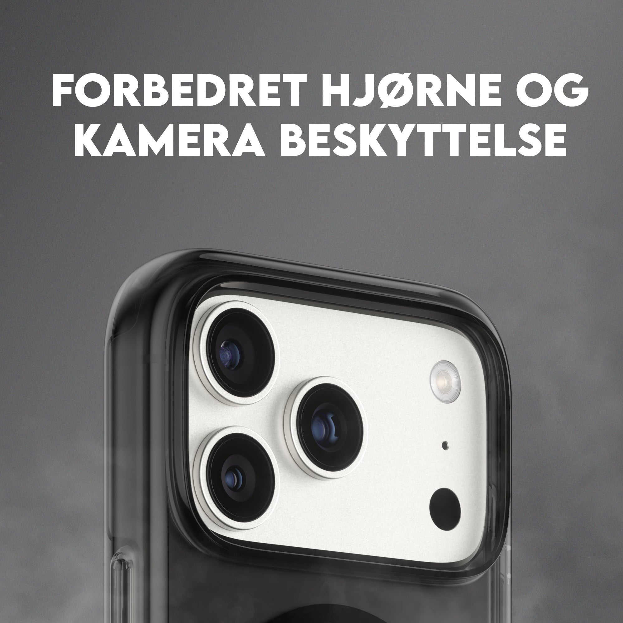 CARE™ by PanzerGlass® Smokey Case m. Sort MagSafe iPhone 17 Pro