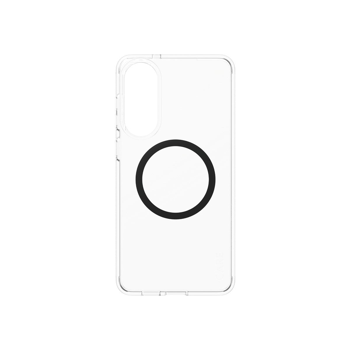 CARE by PanzerGlass® Urban Combat Case Transparent m. Sort Qi Compatible Samsung S25 Edge