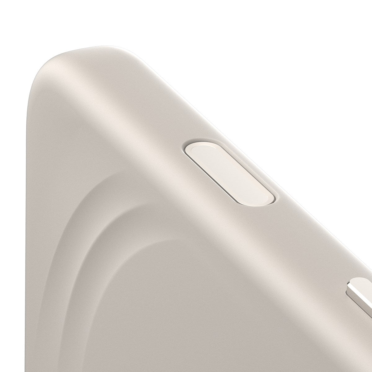 CARE™ by PanzerGlass® Flow Case Vanilla m. Haptic Button & MagSafe iPhone 17 Pro