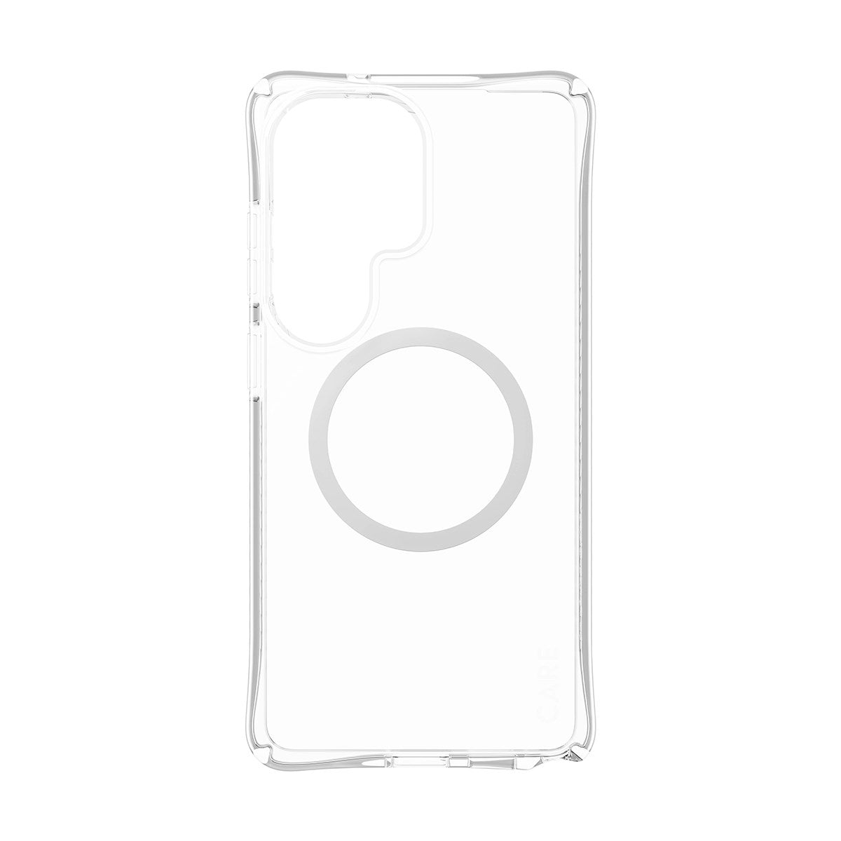 CARE™ by PanzerGlass® Samba Case Transparant m. Hvid Qi Samsung Galaxy S26 Ultra