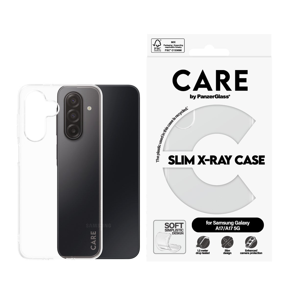 CARE by PanzerGlass® X-Ray Case Samsung Galaxy M17 5G | A17 4G | A17 5G