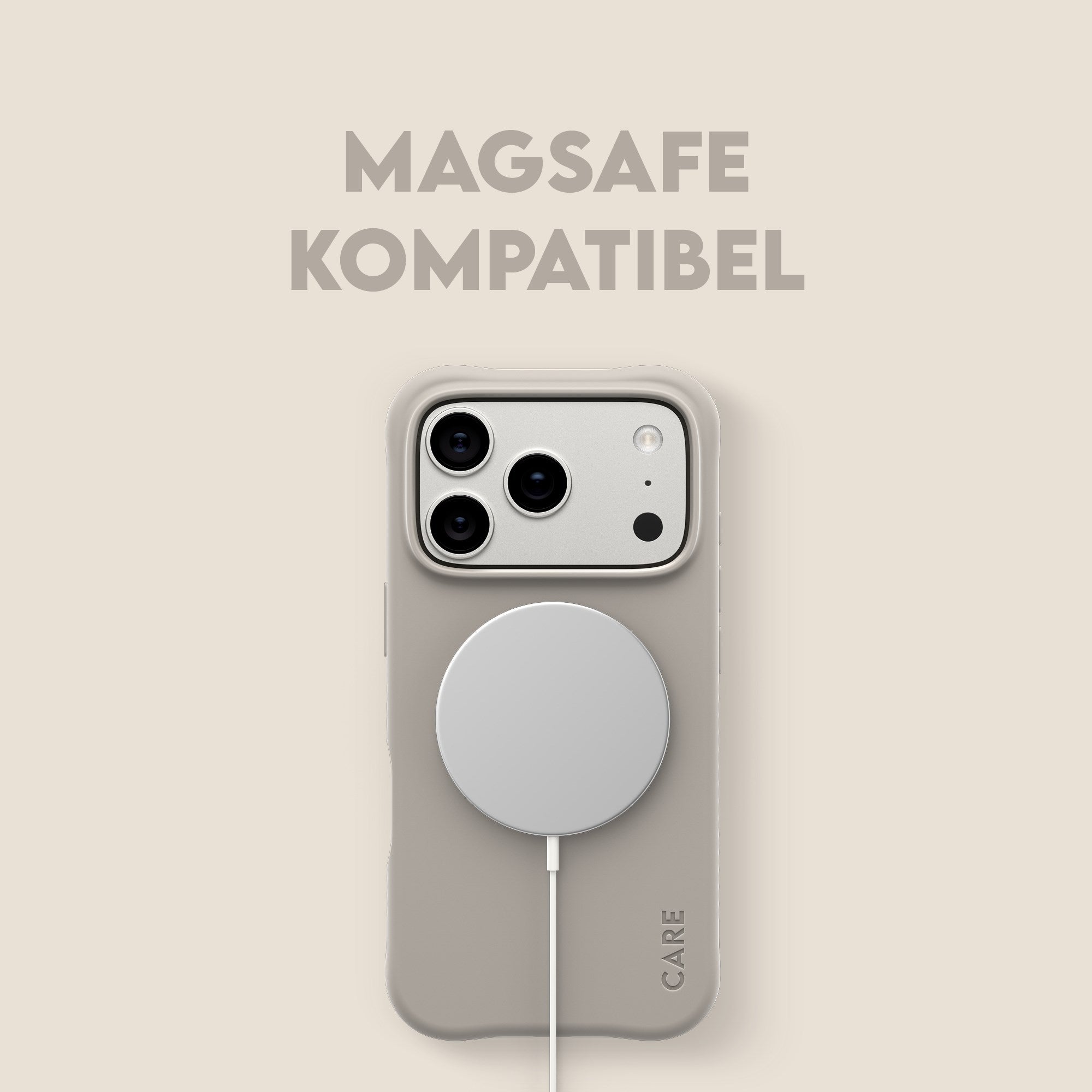 CARE™ by PanzerGlass® Samba Case Vanilla m. MagSafe iPhone 17 Pro