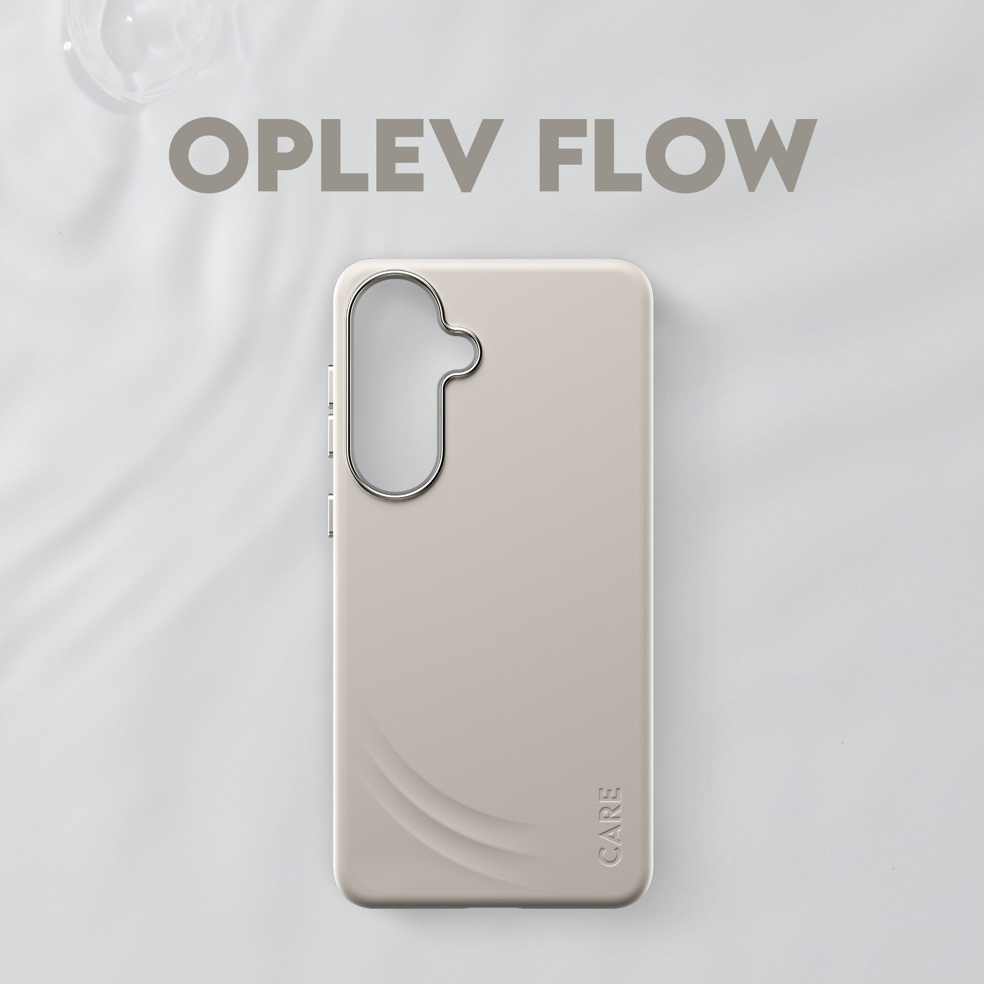 CARE™ by PanzerGlass® Flow Case Vanilla m. Qi Samsung Galaxy S26