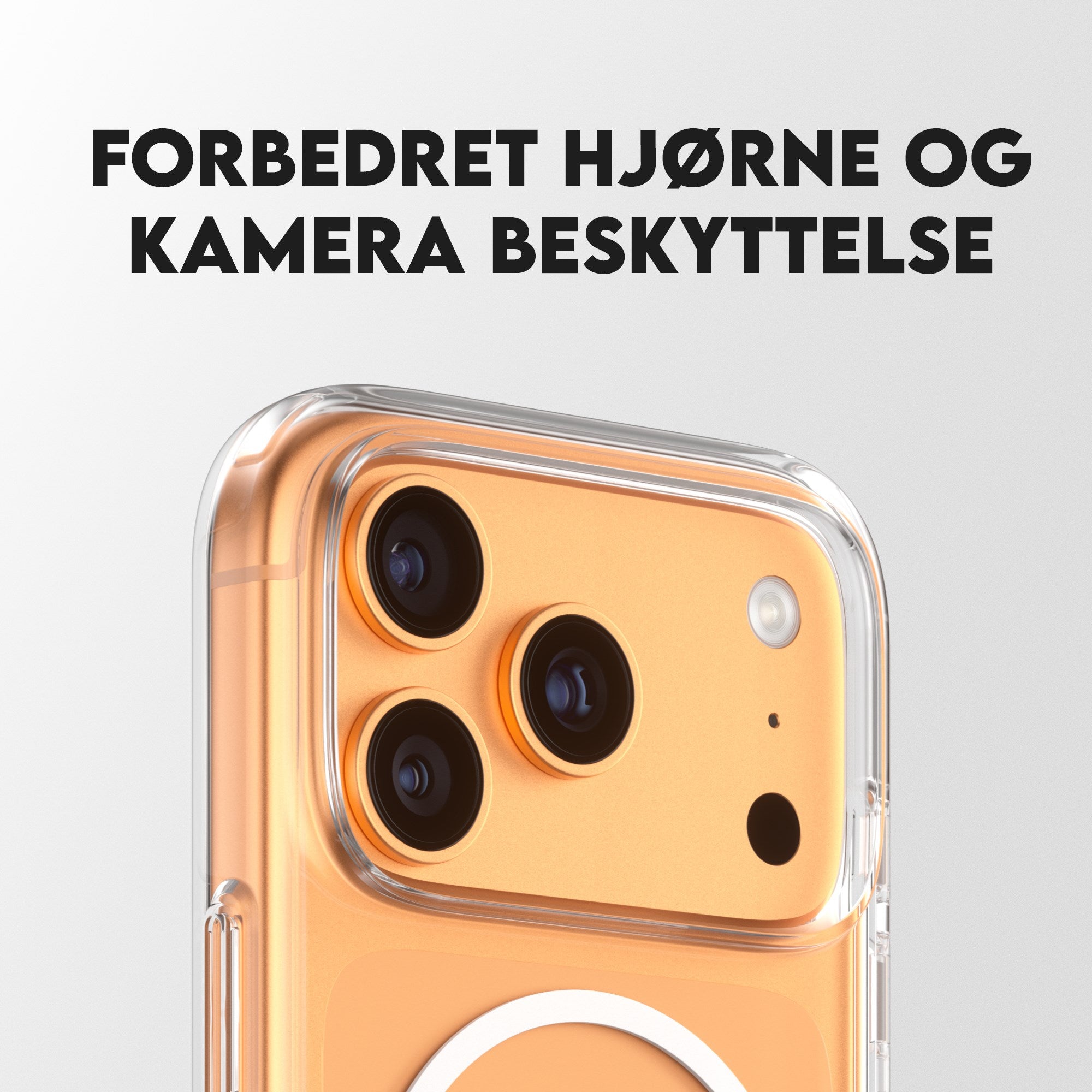 CARE™ by PanzerGlass® Case Transparent m. Kickstand & MagSafe iPhone 17 Pro