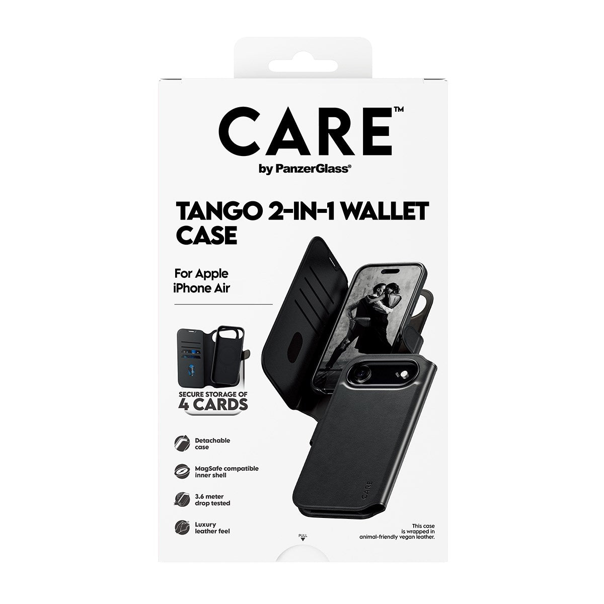 CARE by PanzerGlass® Tango 2-in-1 Wallet Case m. MagSafe iPhone Air