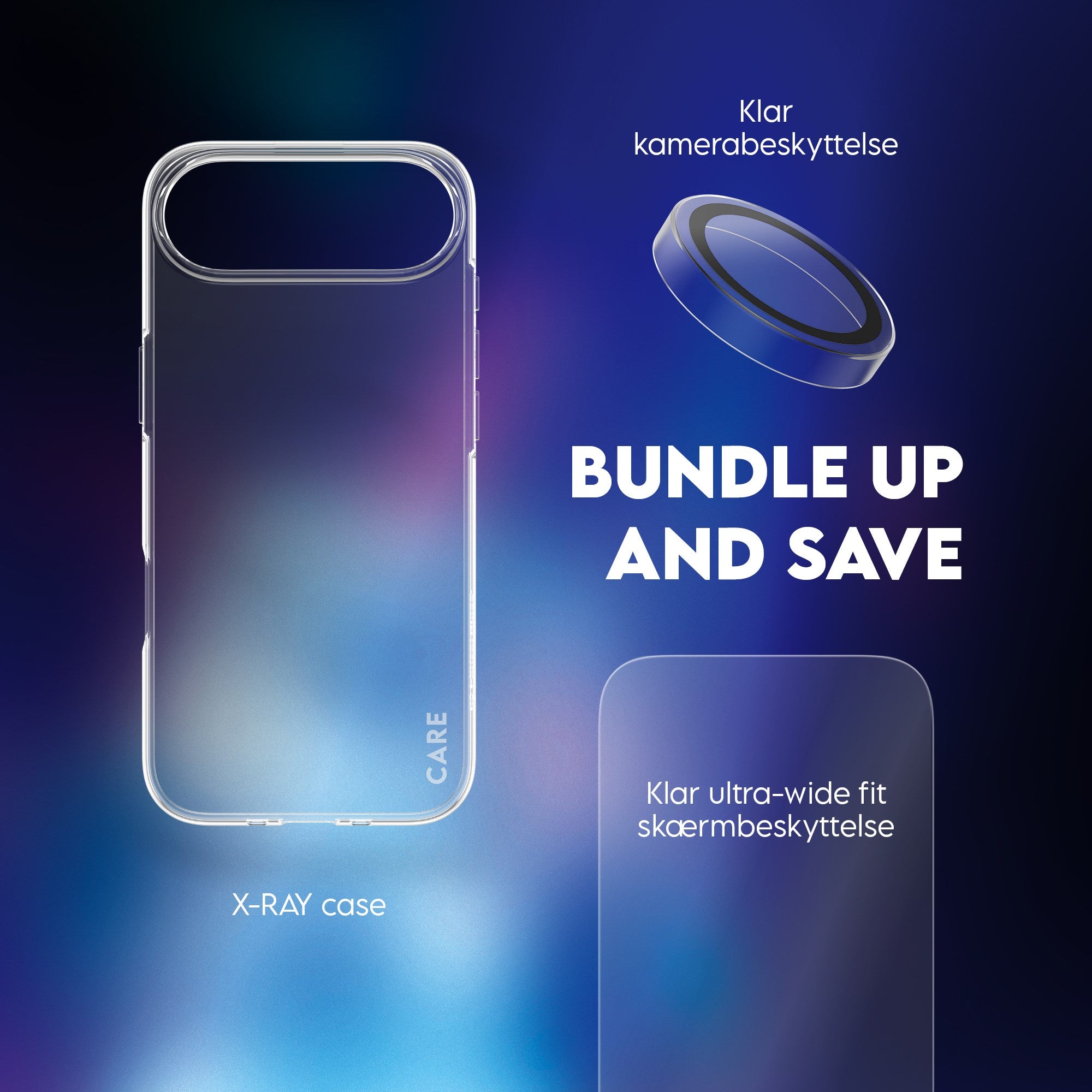 SAFE. | CARE™ by PanzerGlass® 3-in-1 Combo Pakke iPhone Air