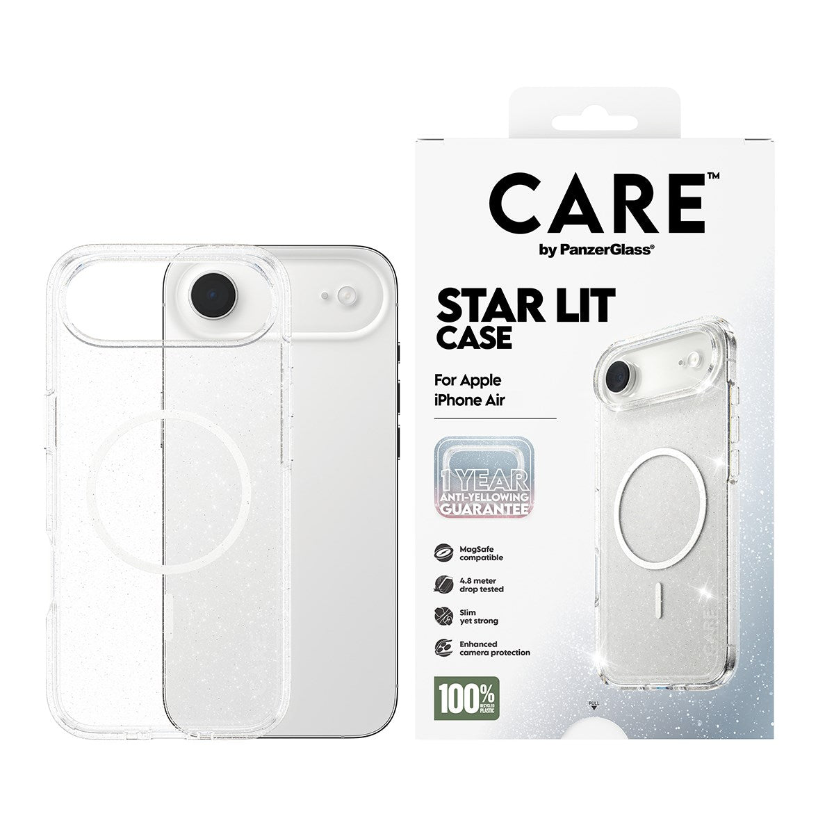 CARE by PanzerGlass® Urban Explorer Case Star Lit m. Hvid MagSafe iPhone Air