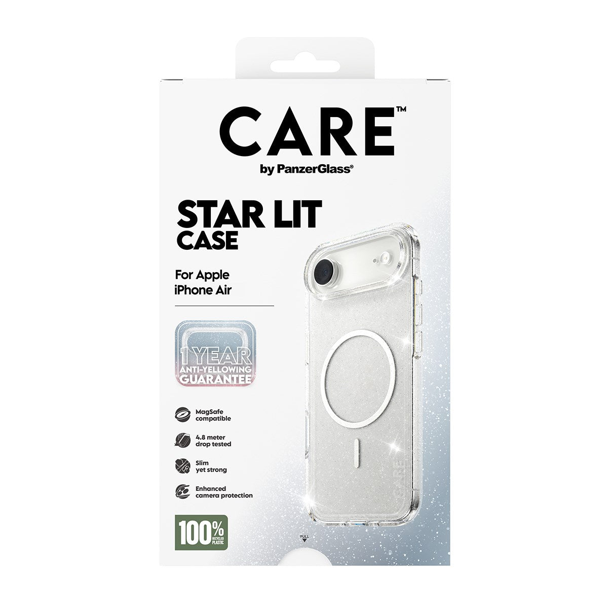 CARE by PanzerGlass® Urban Explorer Case Star Lit m. Hvid MagSafe iPhone Air