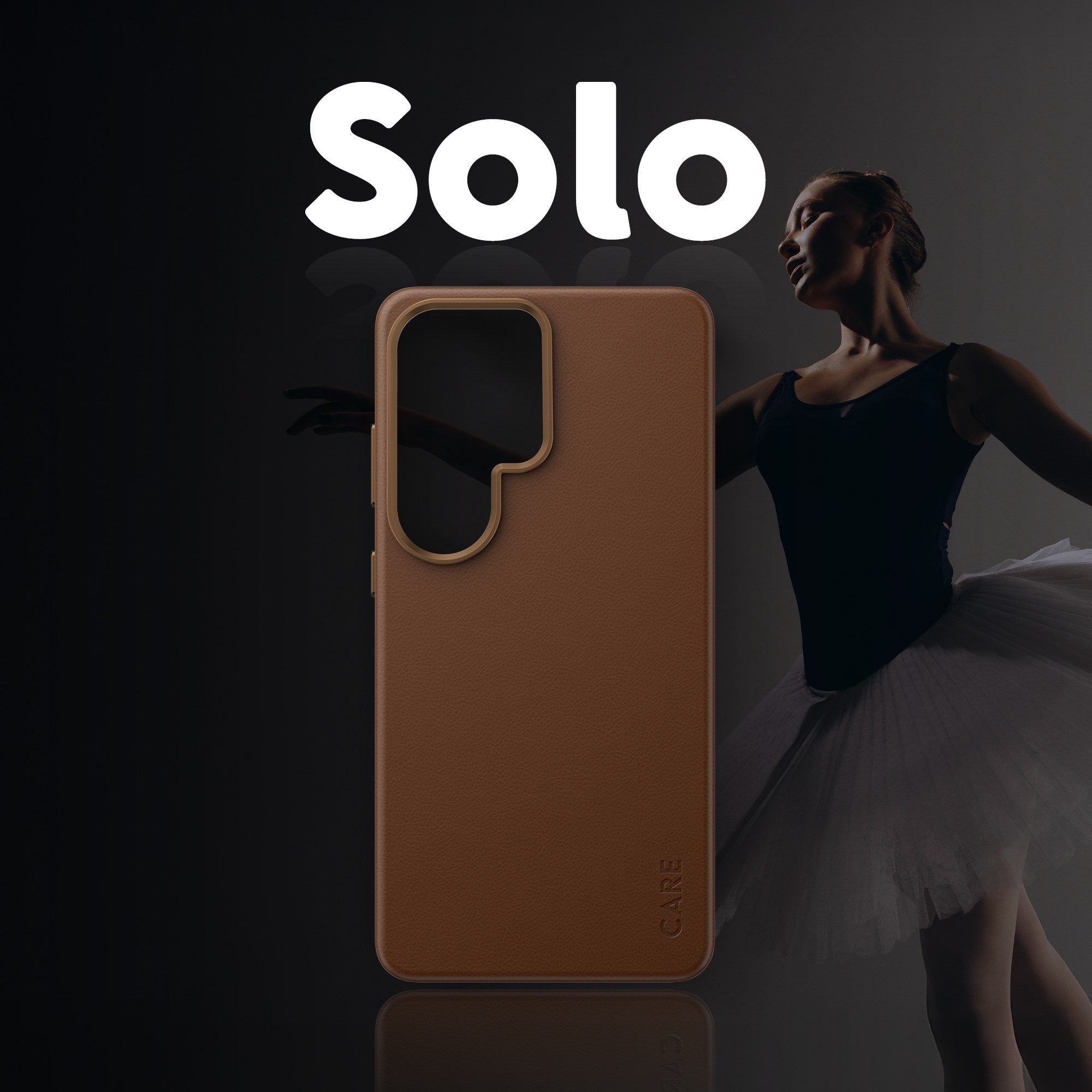 CARE™ by PanzerGlass® Solo Case Brun m. Qi Samsung Galaxy S26 Ultra