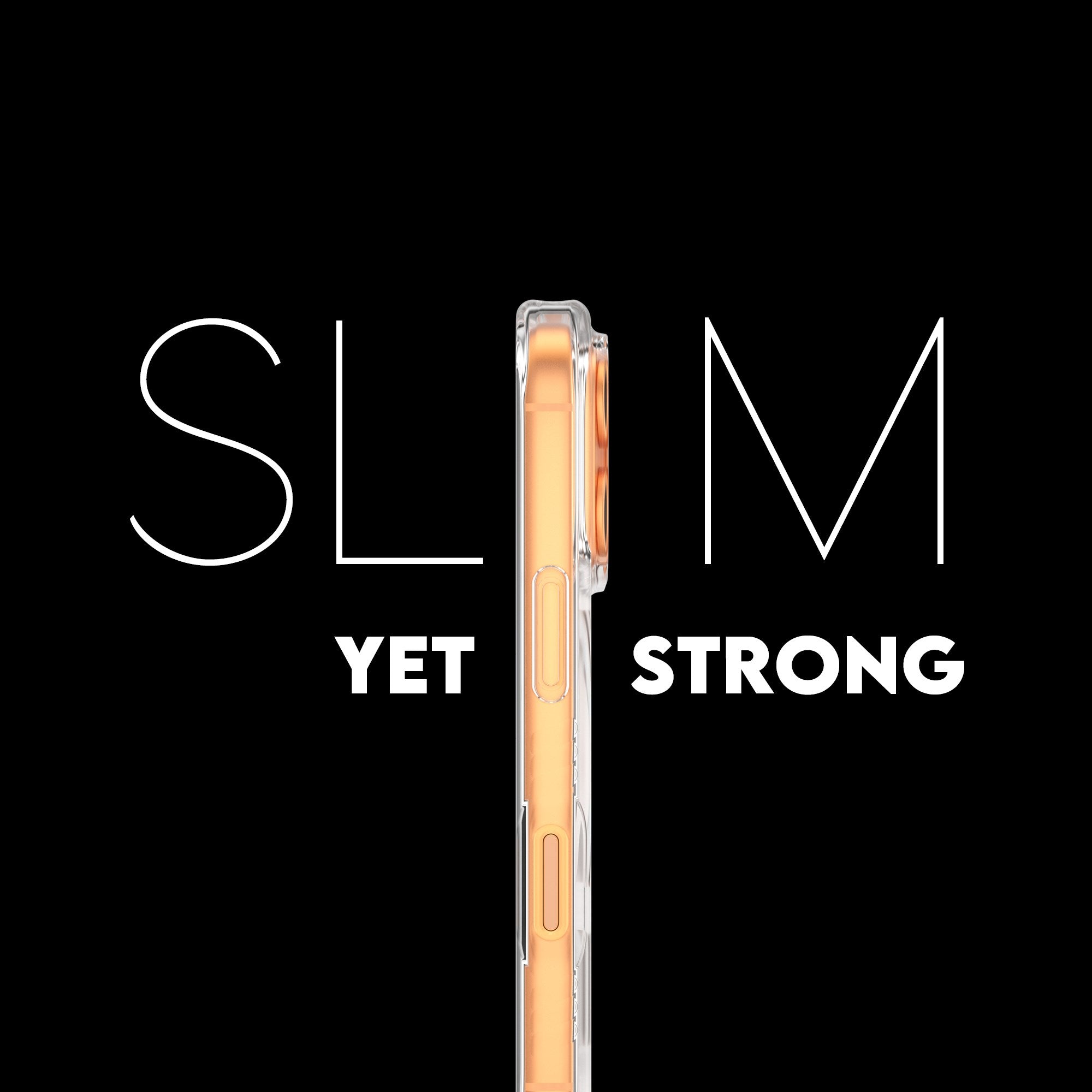 CARE™ by PanzerGlass® Samba Case Transparent m. Hvid MagSafe iPhone 17 Pro Max