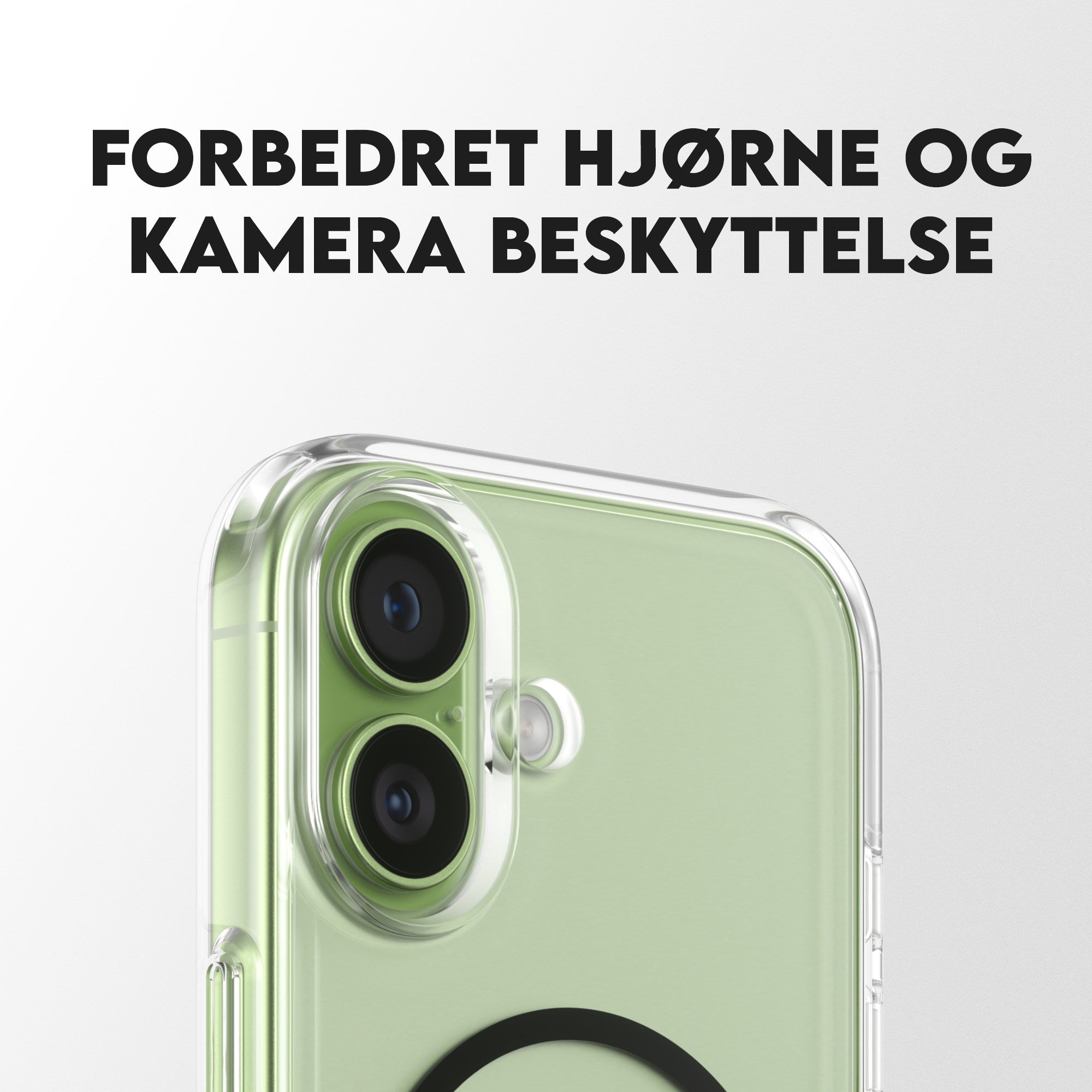 CARE™ by PanzerGlass® Urban Explorer Case Transparent m. Sort MagSafe iPhone 17