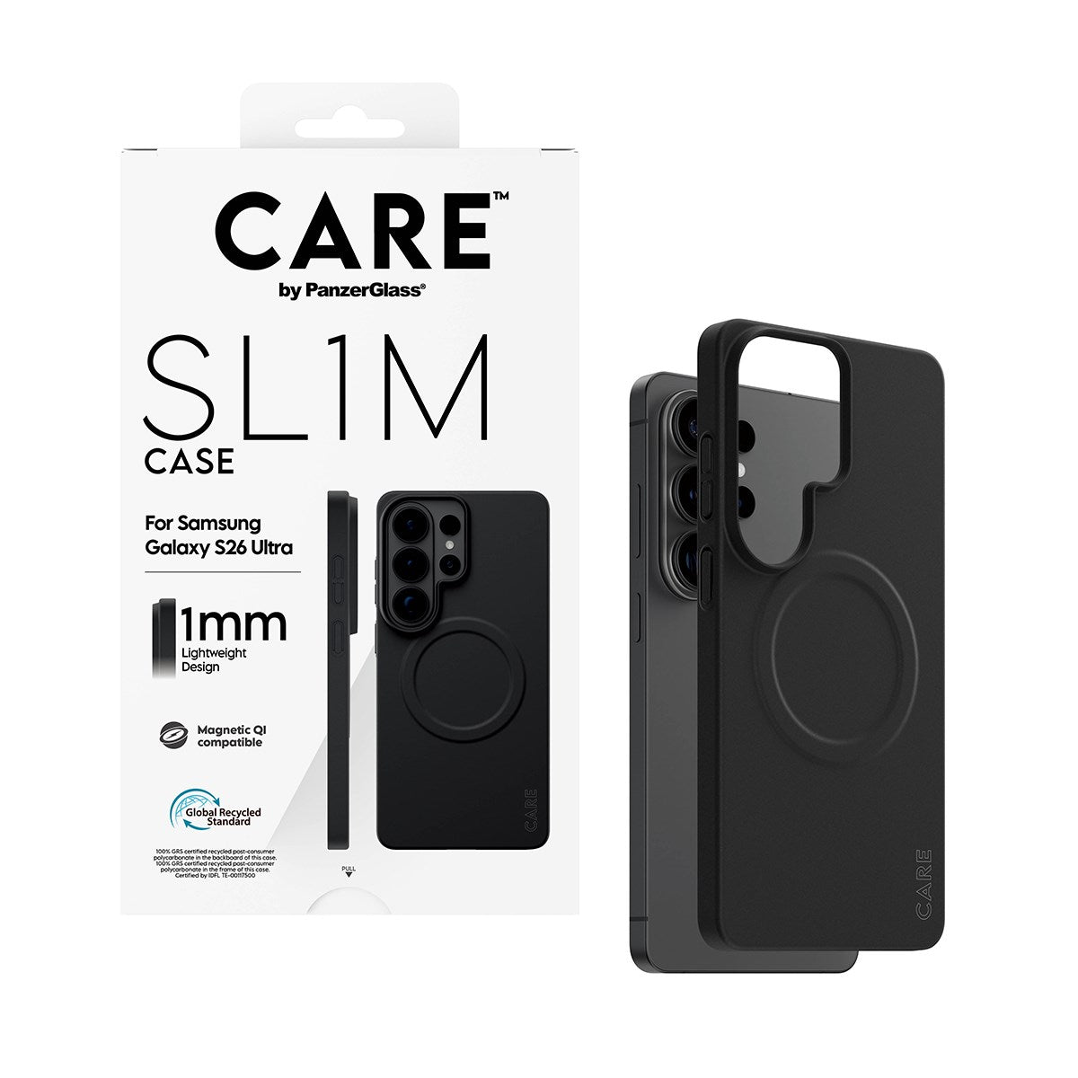 CARE™ by PanzerGlass® SL1M Case Sort m. Qi Samsung Galaxy S26 Ultra
