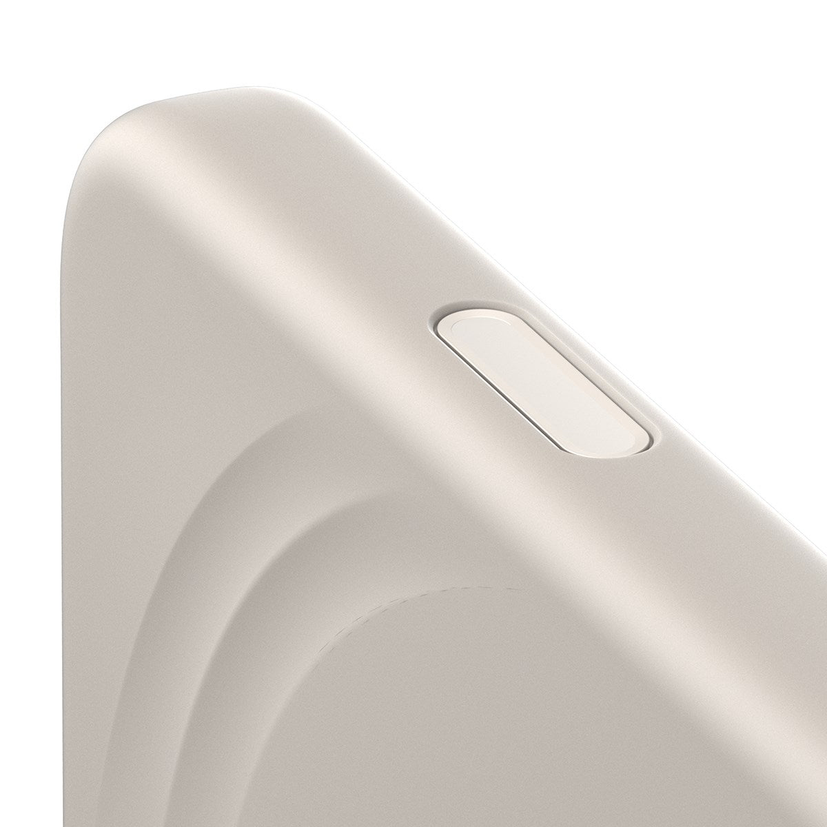 CARE™ by PanzerGlass® Flow Case Vanilla m. Haptic Button & MagSafe iPhone 17 Pro Max