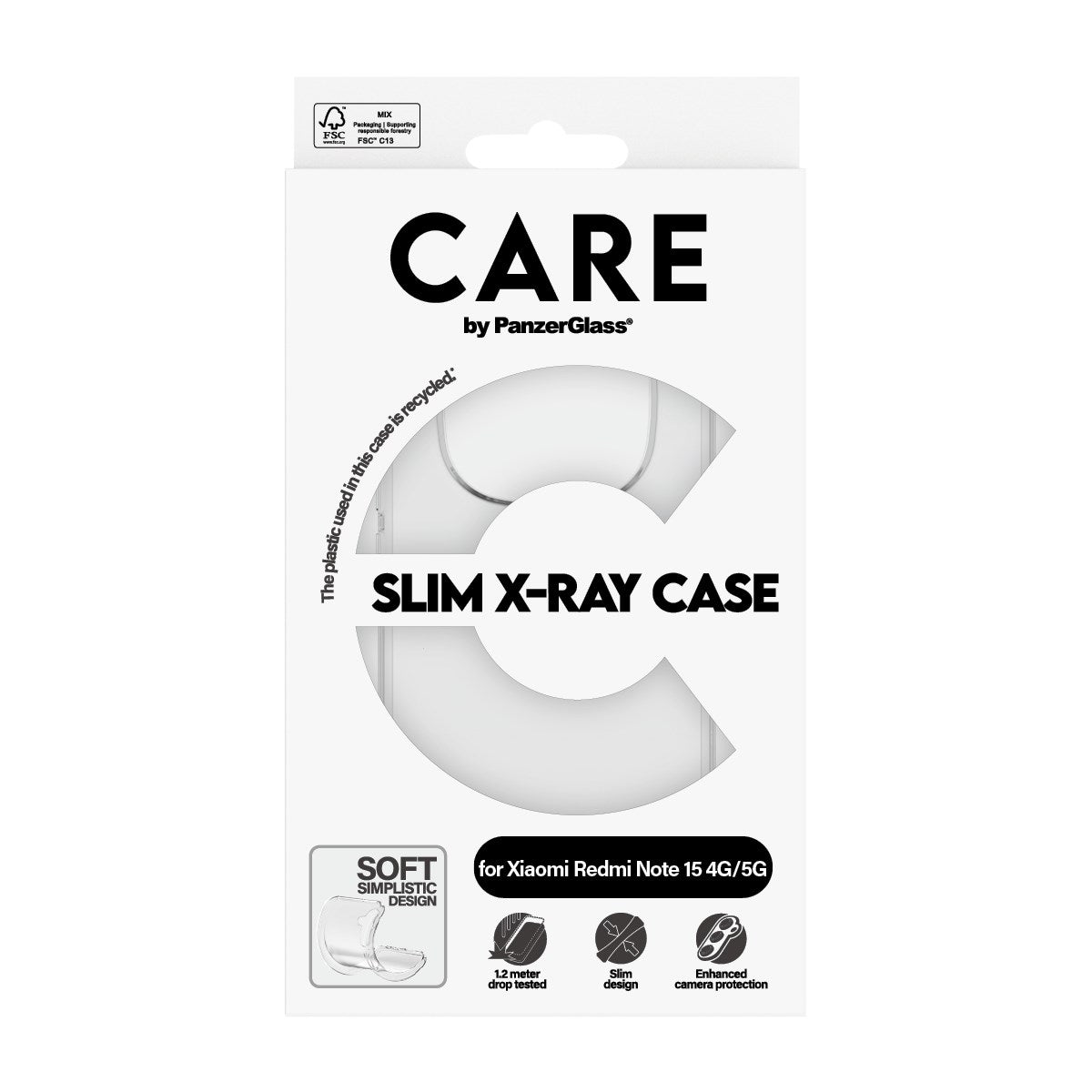 CARE™ by PanzerGlass® X-Ray Case Xiaomi Redmi Note 15 5G | 4G