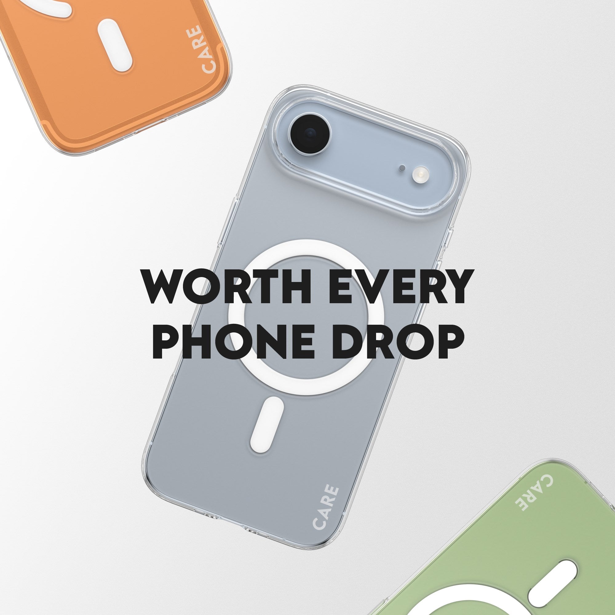 CARE™ by PanzerGlass® SL1M Case Transparent m. MagSafe iPhone Air