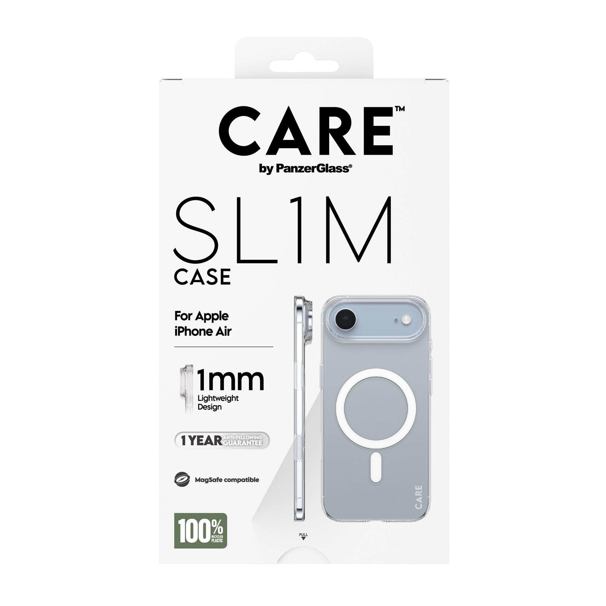 CARE™ by PanzerGlass® SL1M Case Transparent m. MagSafe iPhone Air