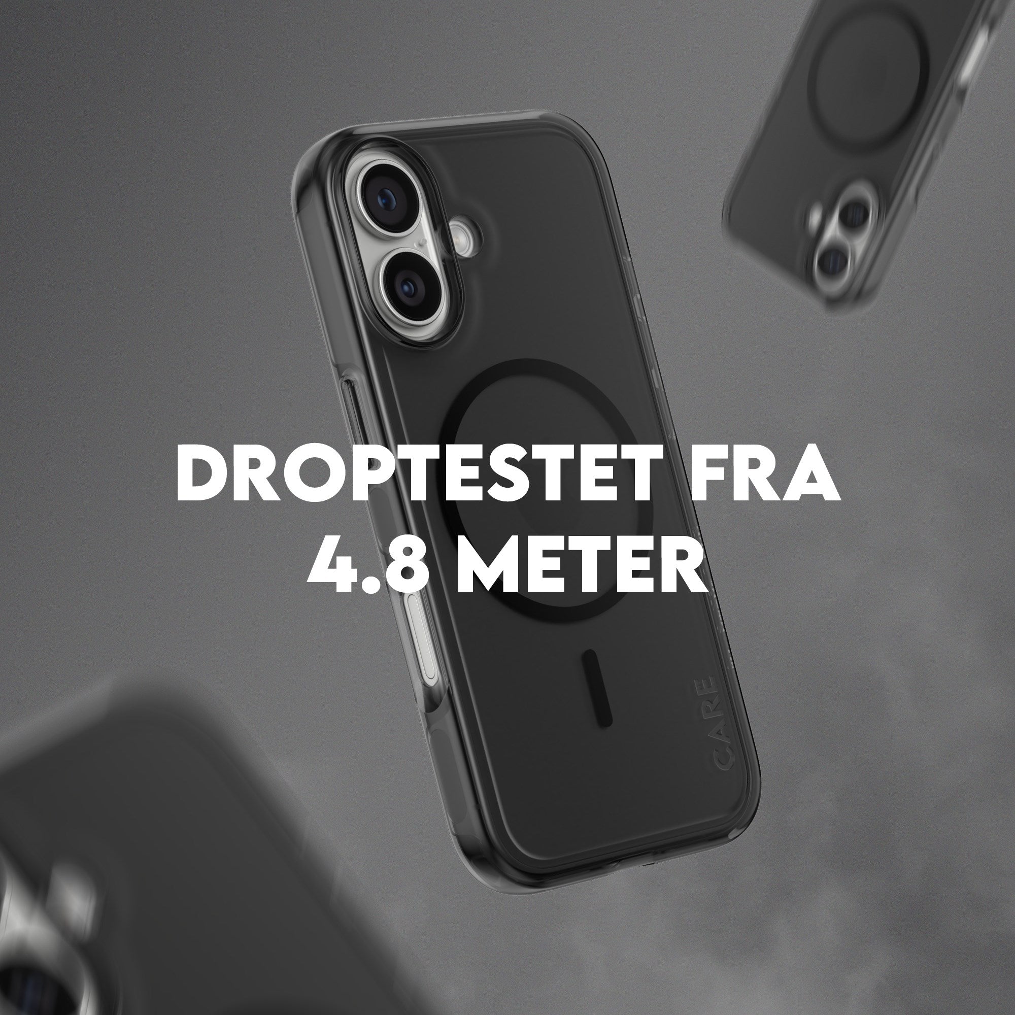 CARE™ by PanzerGlass® Urban Explorer Case Smokey m. Sort MagSafe iPhone 17