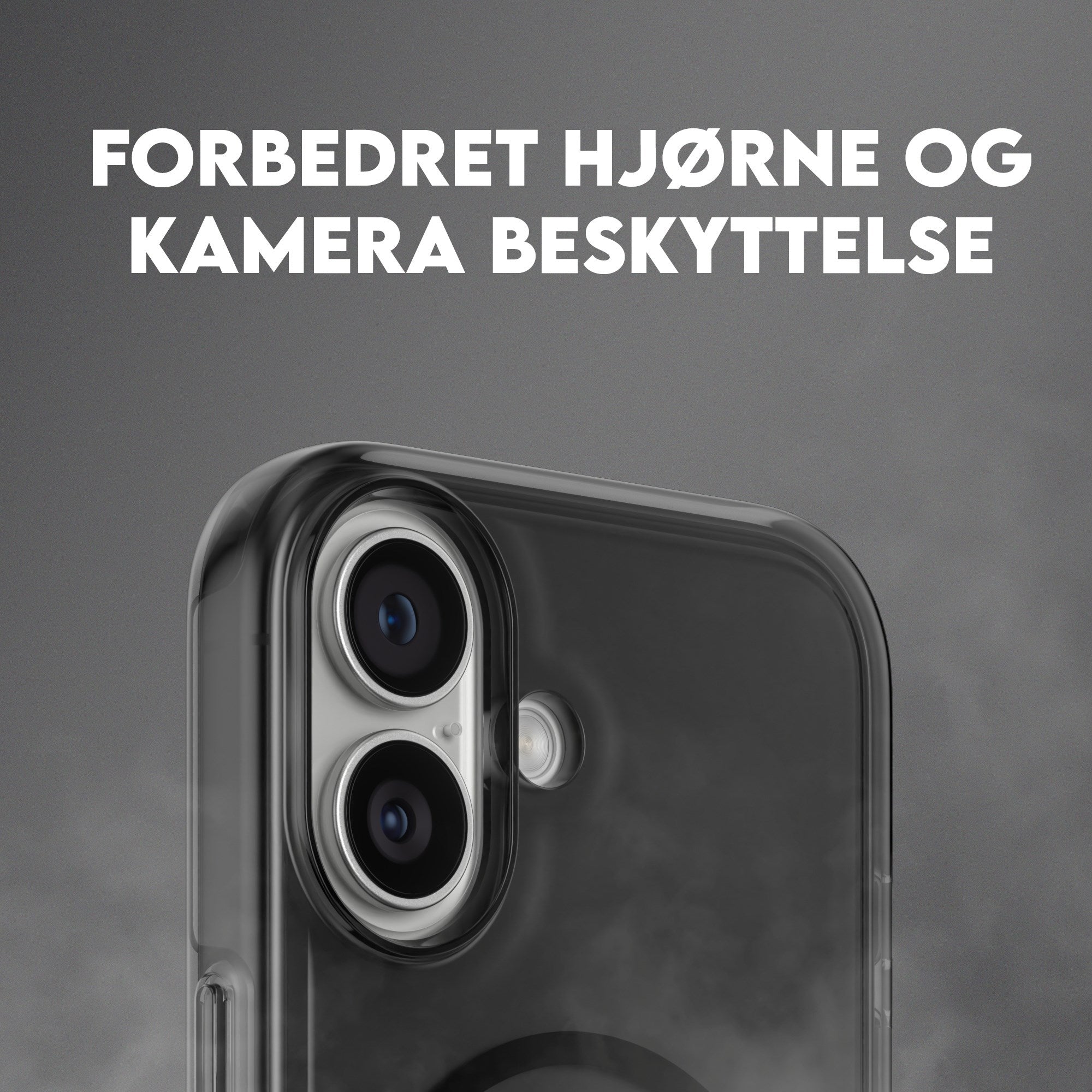 CARE™ by PanzerGlass® Urban Explorer Case Smokey m. Sort MagSafe iPhone 17