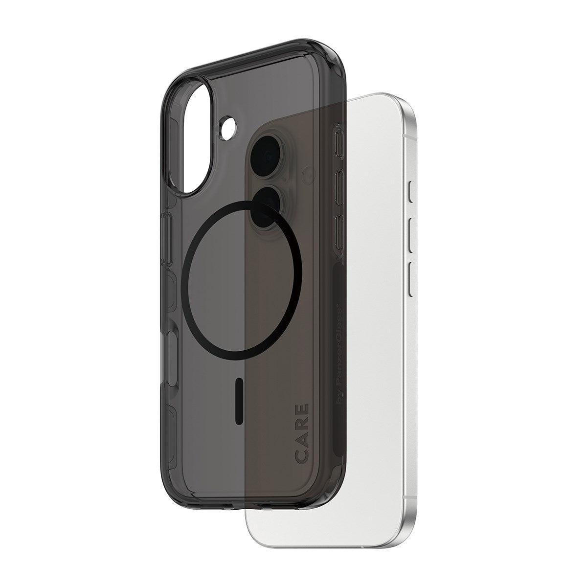 CARE by PanzerGlass® Urban Explorer Case Smokey m. Sort MagSafe iPhone 17
