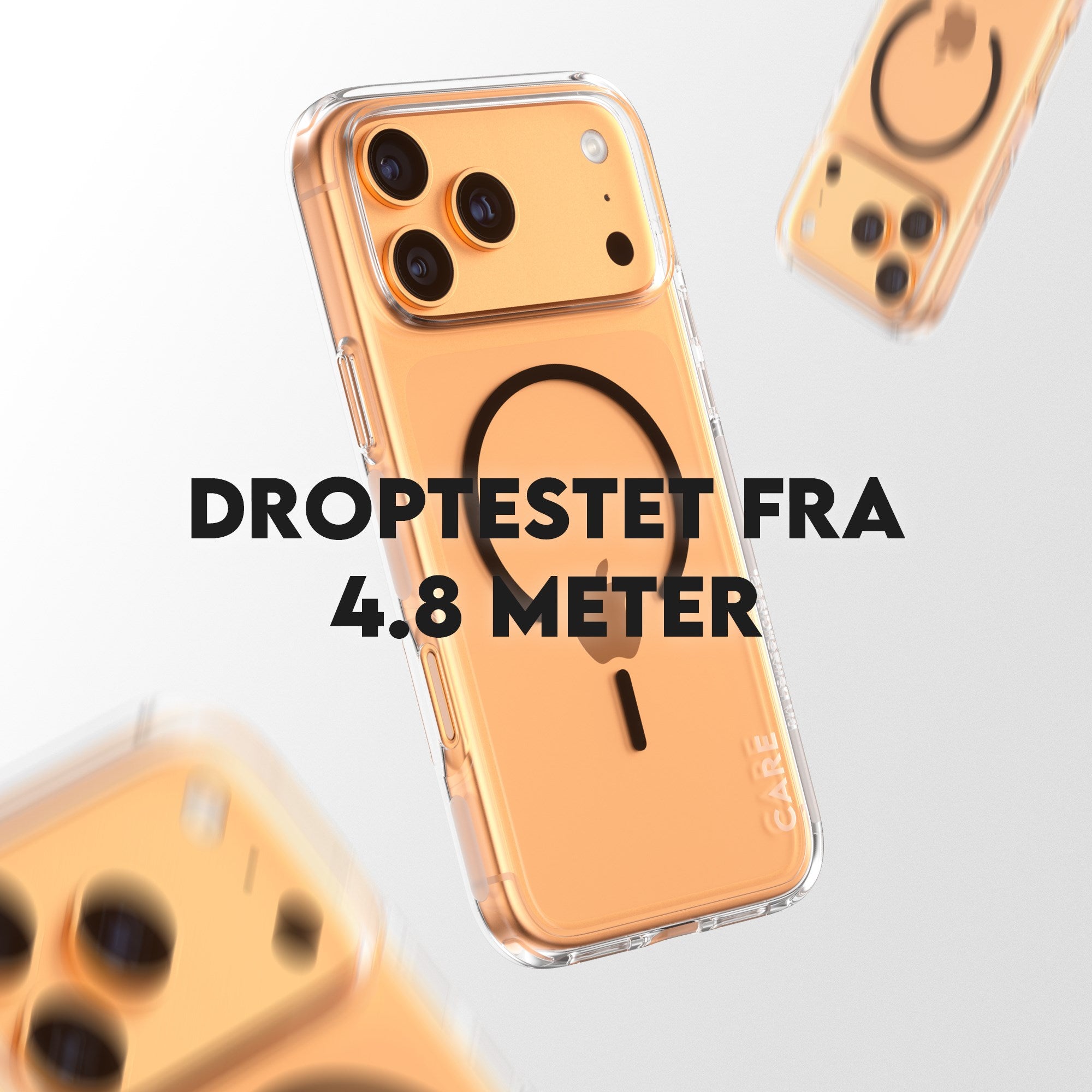 CARE™ by PanzerGlass® Urban Explorer Case Transparent m. Sort MagSafe iPhone 17 Pro Max