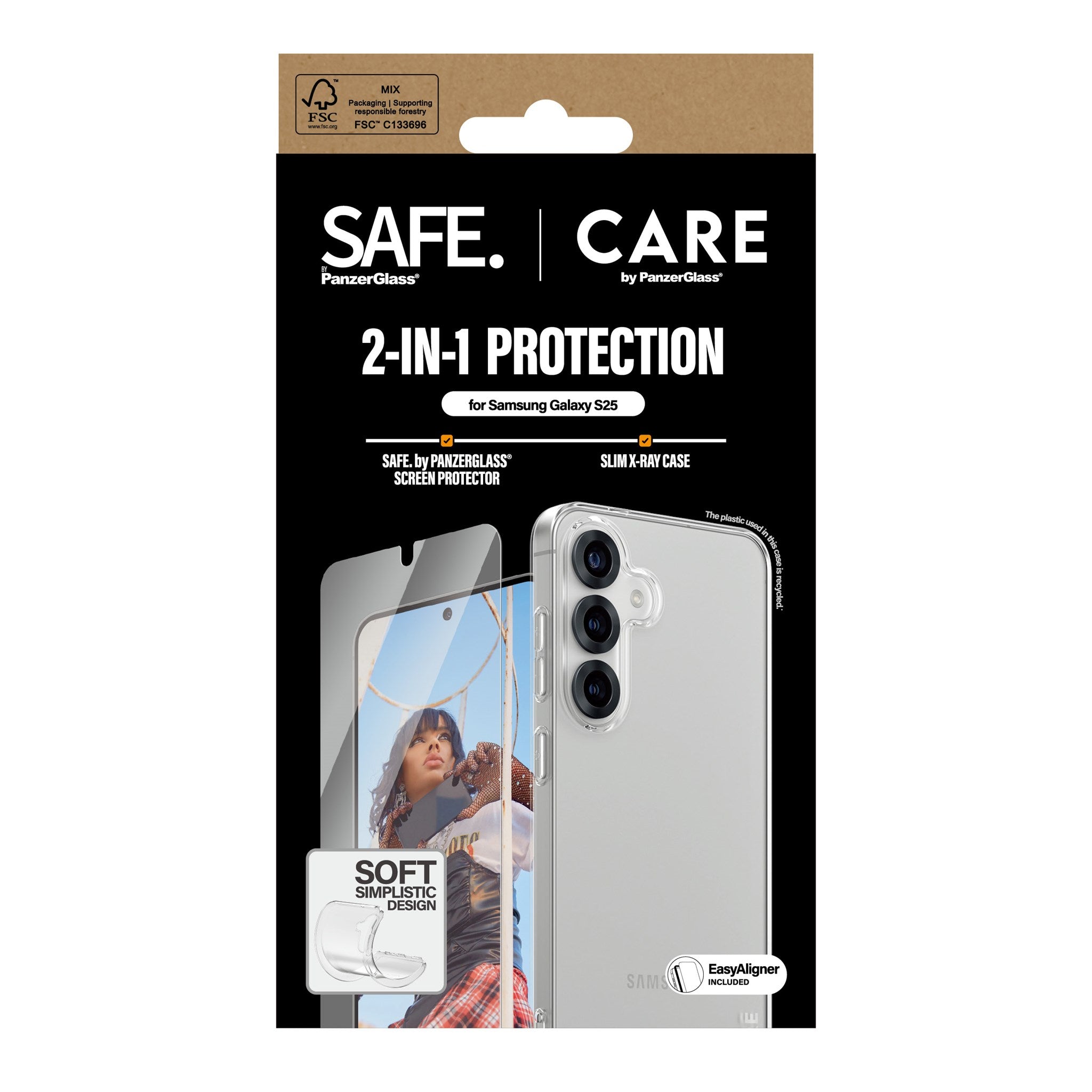 CARE by PanzerGlass® 2-in-1 Pakke Samsung Galaxy S25