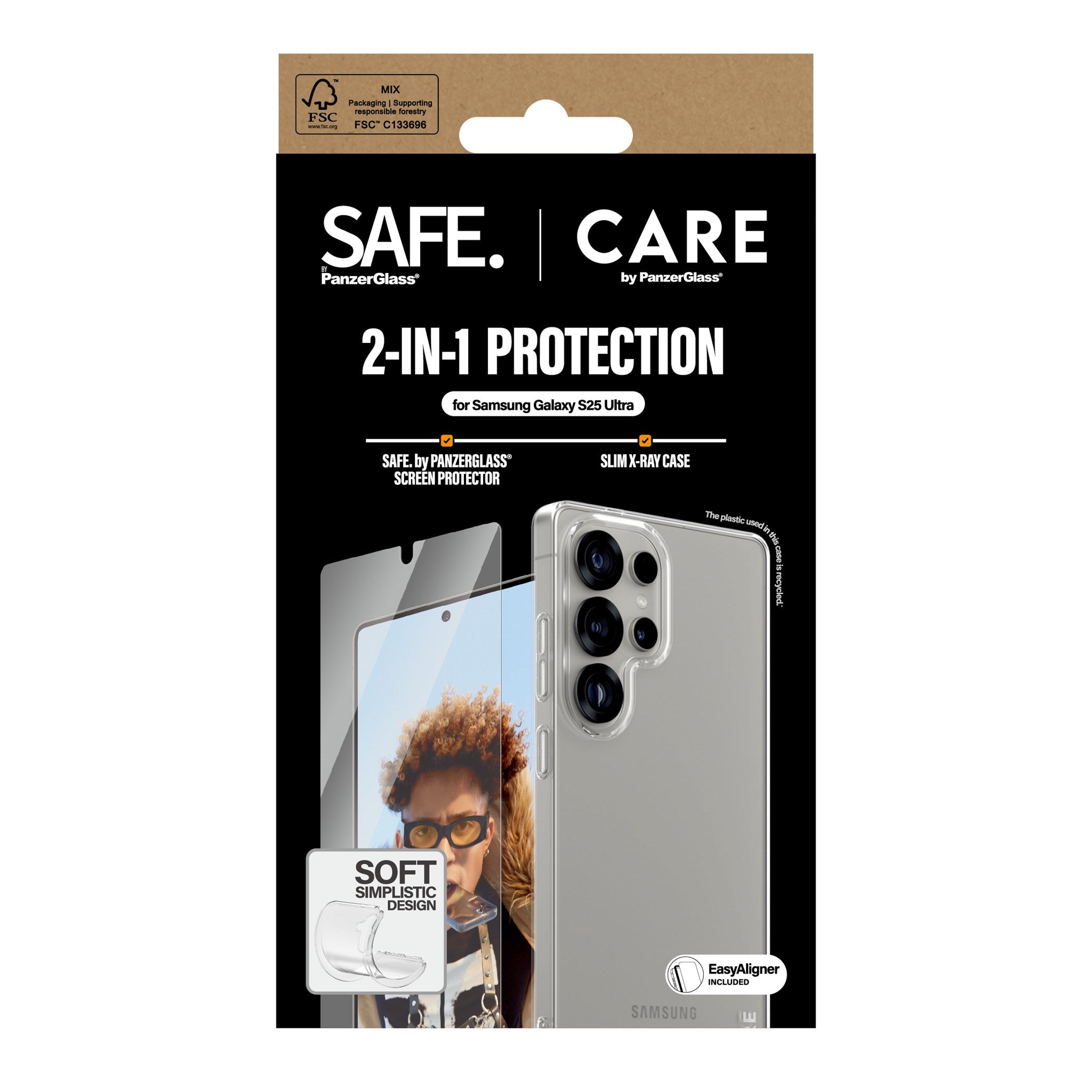 CARE by PanzerGlass® 2-in-1 Pakke Samsung Galaxy S25 Ultra