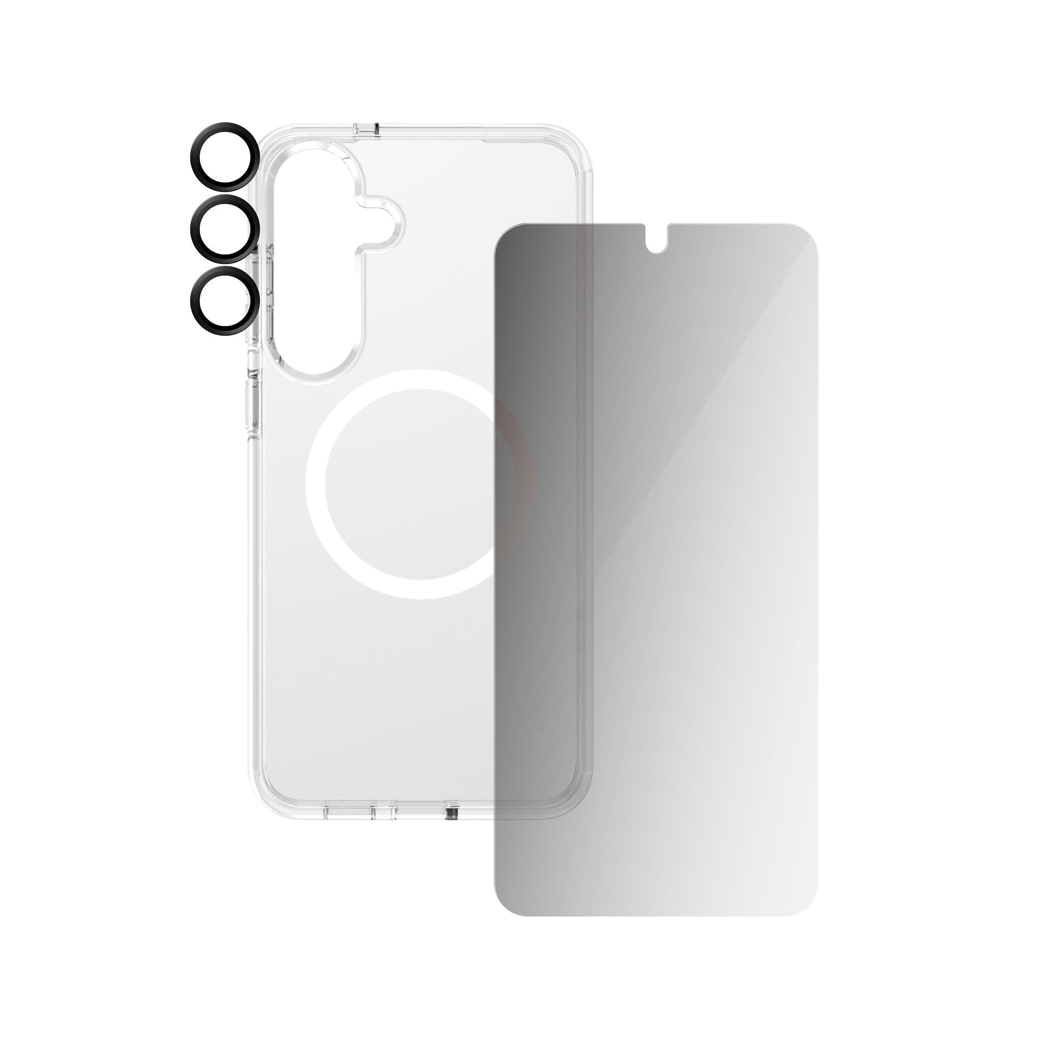 PanzerGlass® | CARE by PanzerGlass® Urban Combat 3-in-1 Privacy Pakke Samsung Galaxy S25+