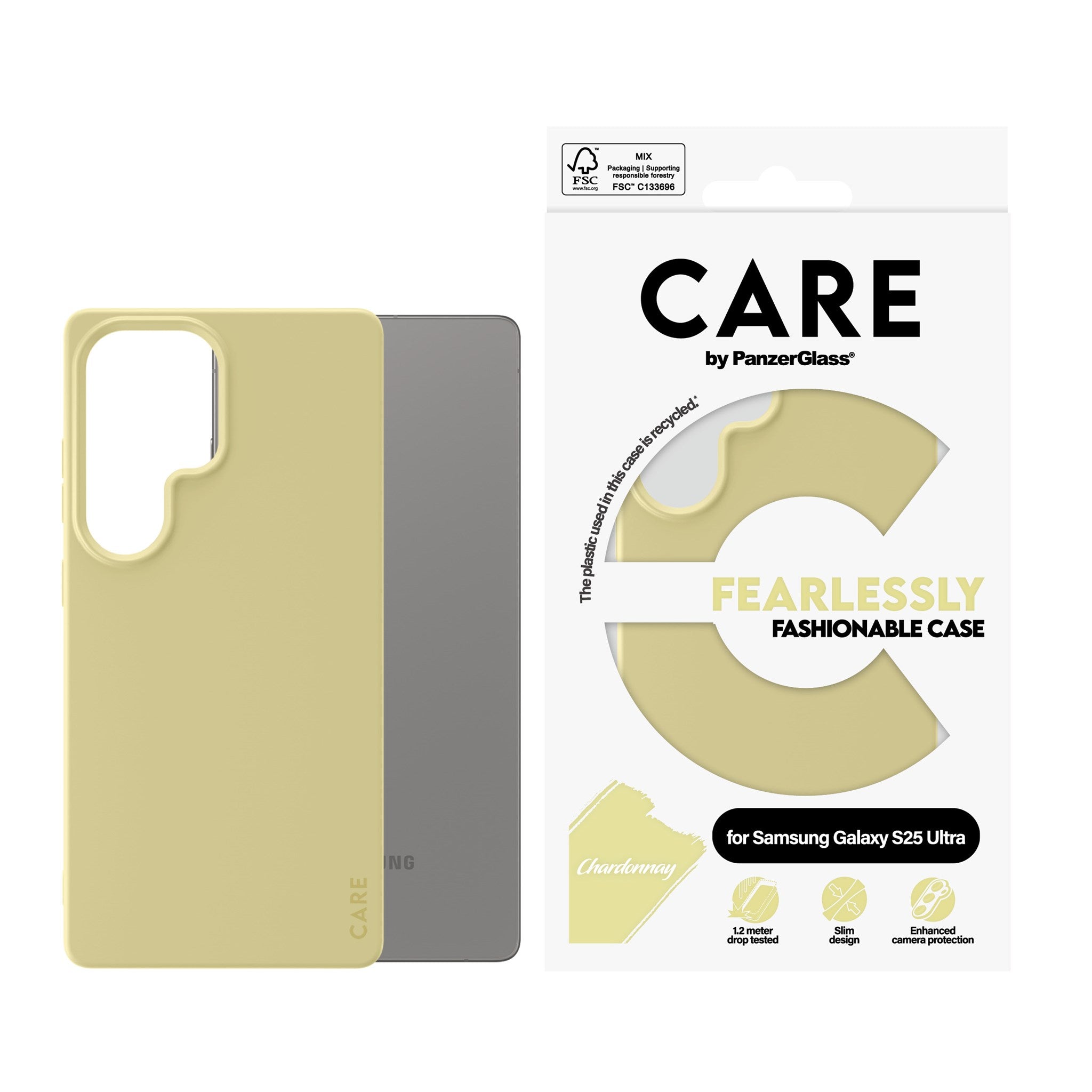 CARE by PanzerGlass® Case Chardonnay Samsung Galaxy S25 Ultra