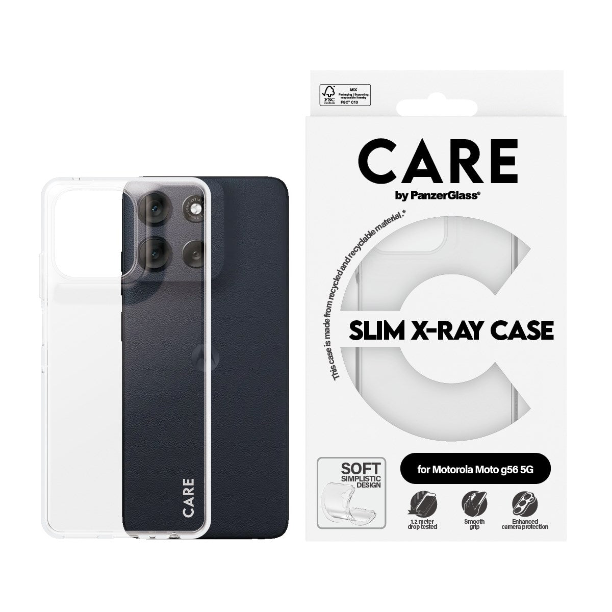 CARE™ by PanzerGlass® X-Ray Case Motorola Moto g56 5G