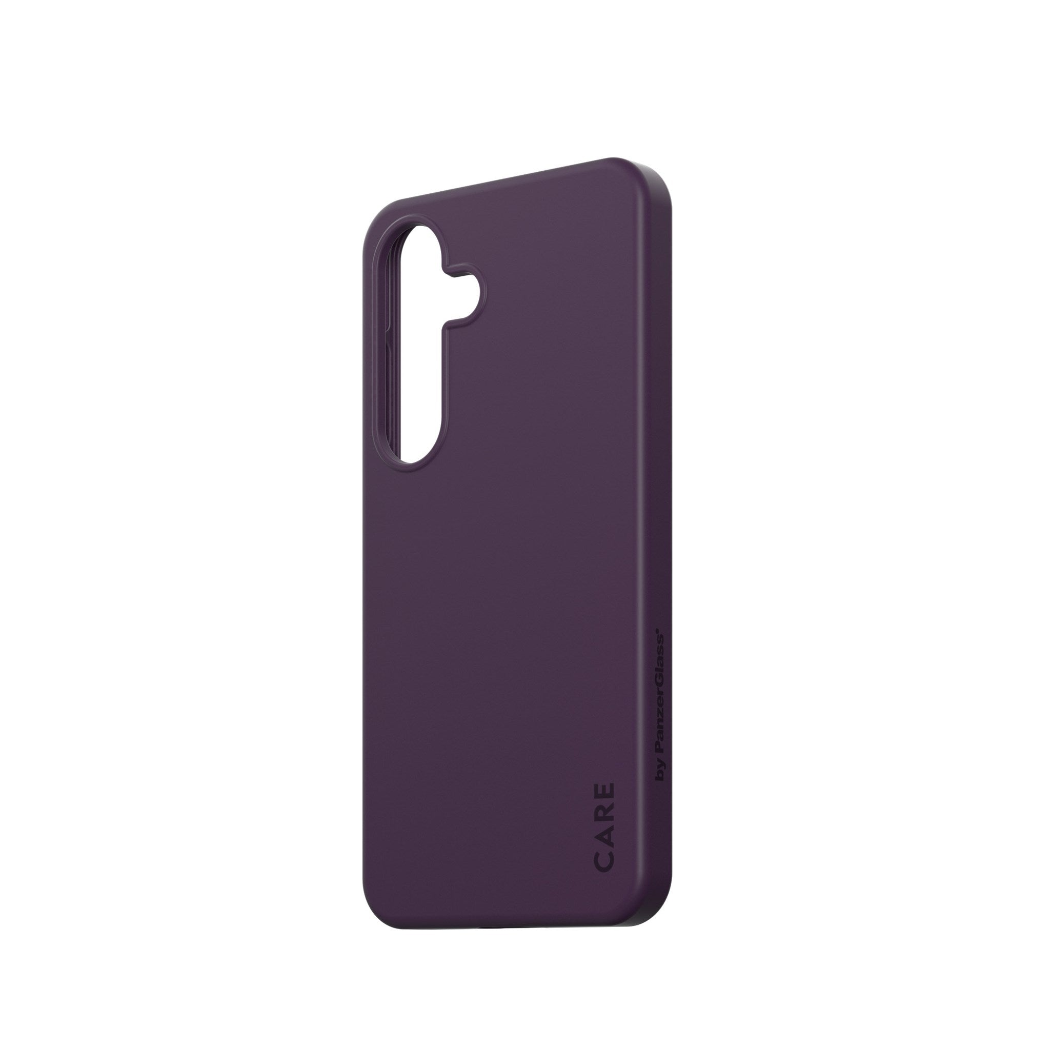 CARE by PanzerGlass® Case Plum Purple m. Qi Compatible Samsung Galaxy S25