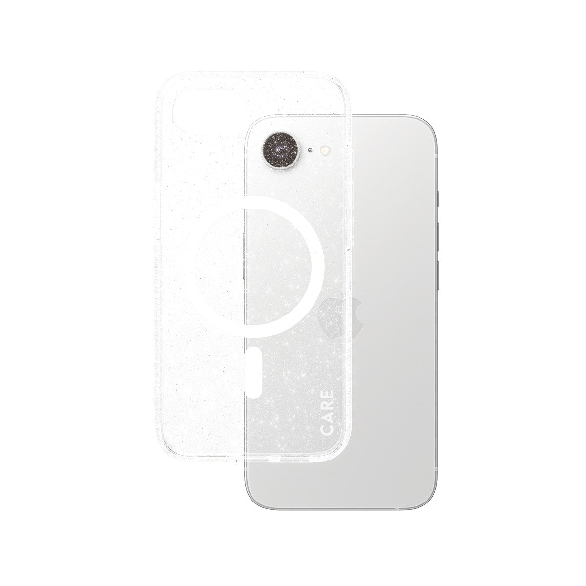 CARE™ by PanzerGlass® Star Lit Case m. Hvid Qi Compatible iPhone 17e | 16e
