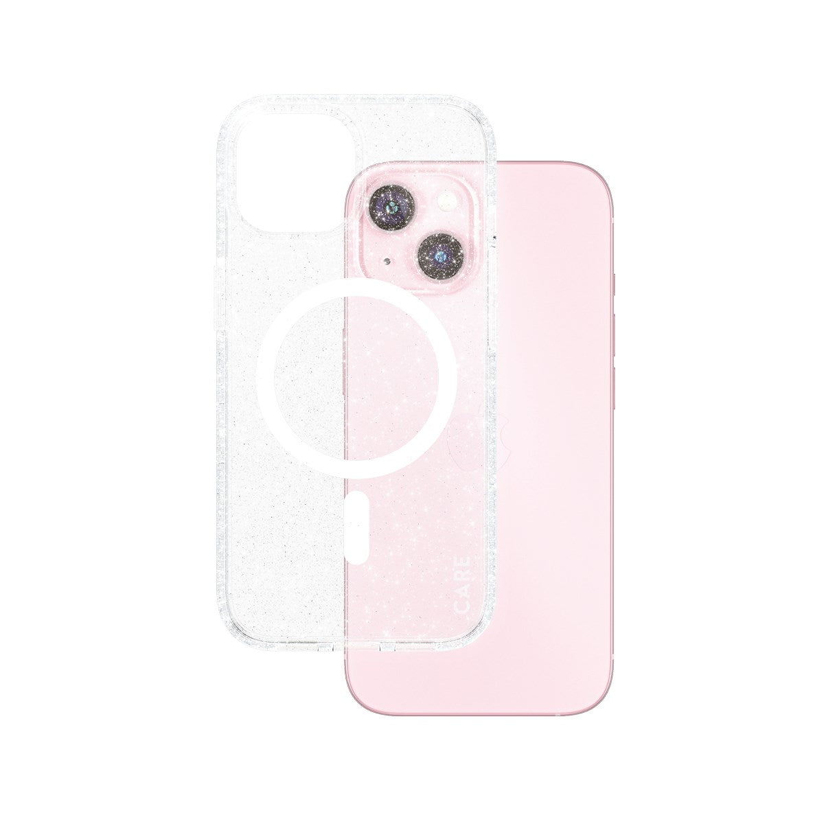 CARE by PanzerGlass® Urban Combat Case Star Lit m. Hvid MagSafe iPhone 15