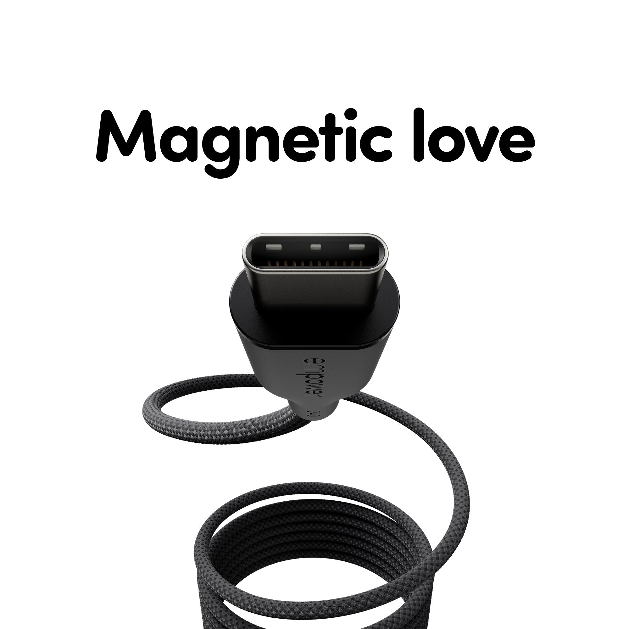 empower™ by PanzerGlass® Magnetic 240W USB-C to USB-C Kabel | USB 2.0 | 1.5M | Space Black