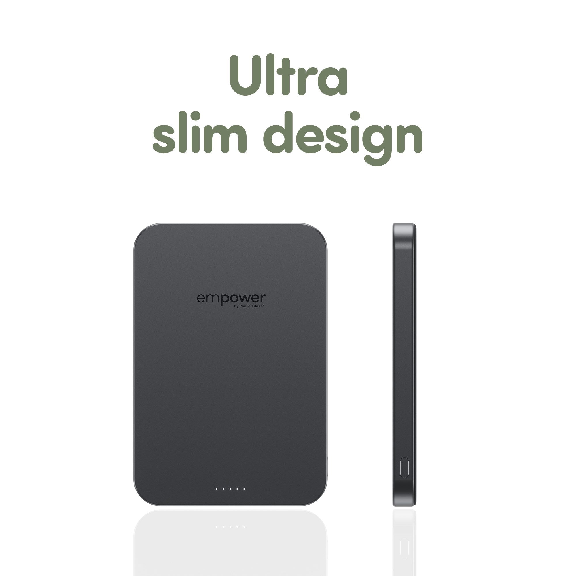 empower™ by PanzerGlass® empower™ Bank | 5000mAh | Space Black