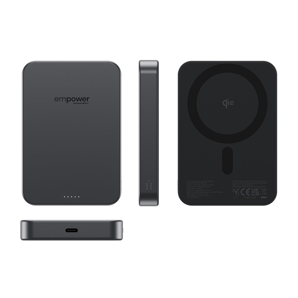 empower by PanzerGlass® empower Bank | 10000mAh | Space Black