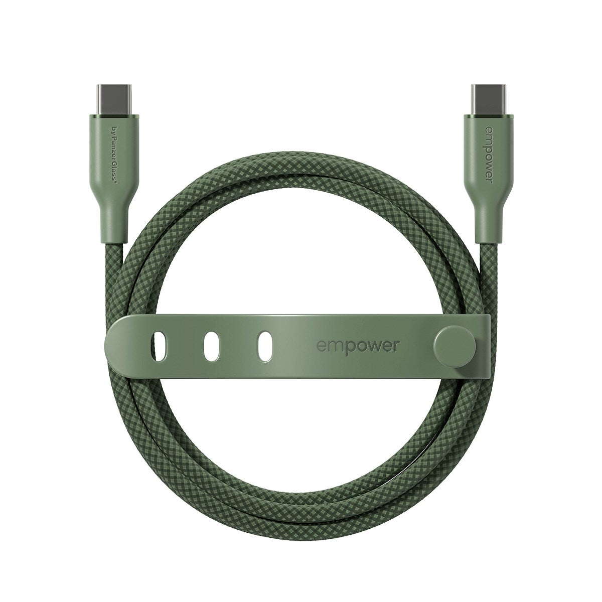 empower™ by PanzerGlass® Racing 60W USB-C to USB-C Kabel | USB 2.0 | 1.2M | Sage