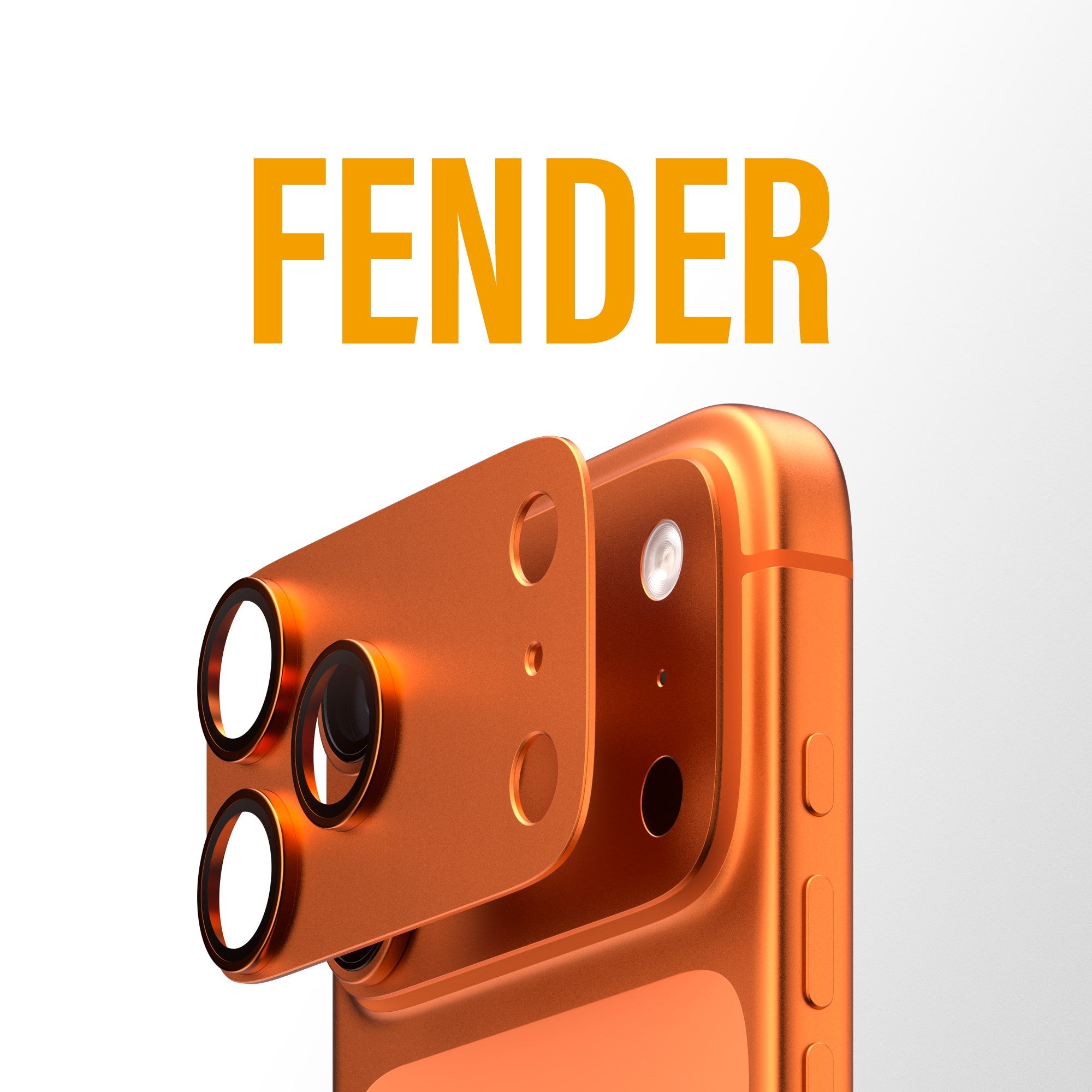 PanzerGlass® Fender Kamerabeskytter Kosmisk Orange iPhone 17 Pro Max